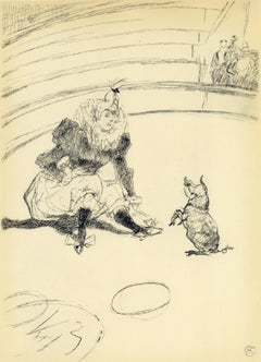 Toulouse-Lautrec, Clownesse et cochon, The Circus by Toulouse-Lautrec (after)