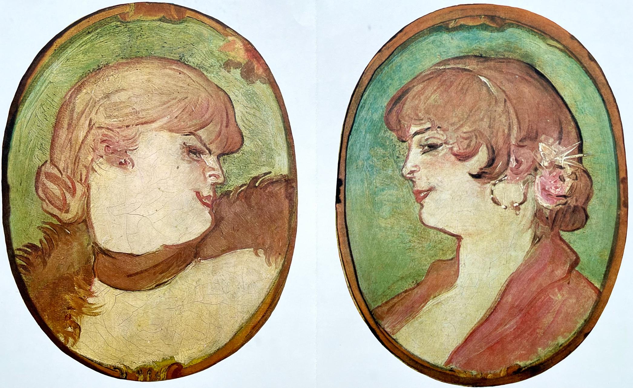 Figurative Print Henri de Toulouse-Lautrec - Toulouse-Lautrec, Composition, Derrière le miroir (d'après)