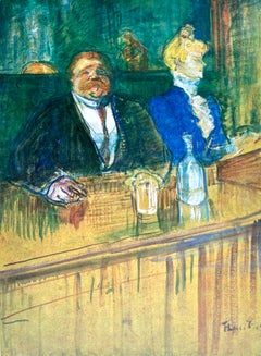 Toulouse-Lautrec, Composición, Derrière le miroir (después)