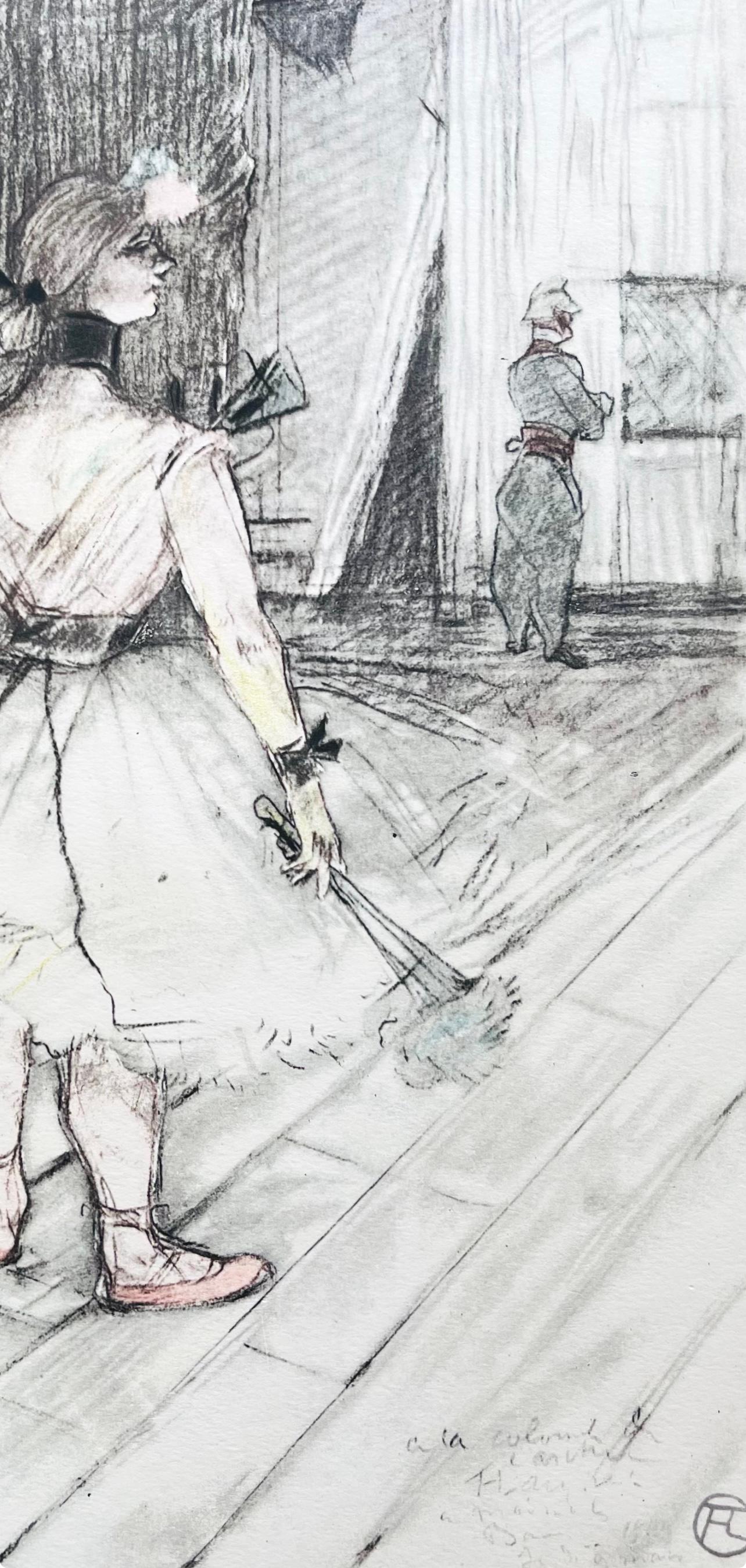 Toulouse-Lautrec, Composition, Femmes De Lautrec (après) - Post-impressionnisme Print par Henri de Toulouse-Lautrec