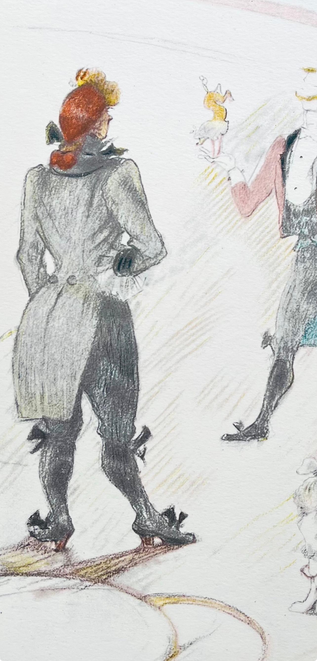 Toulouse-Lautrec, Komposition, Femmes De Lautrec (nach) (Grau), Figurative Print, von Henri de Toulouse-Lautrec