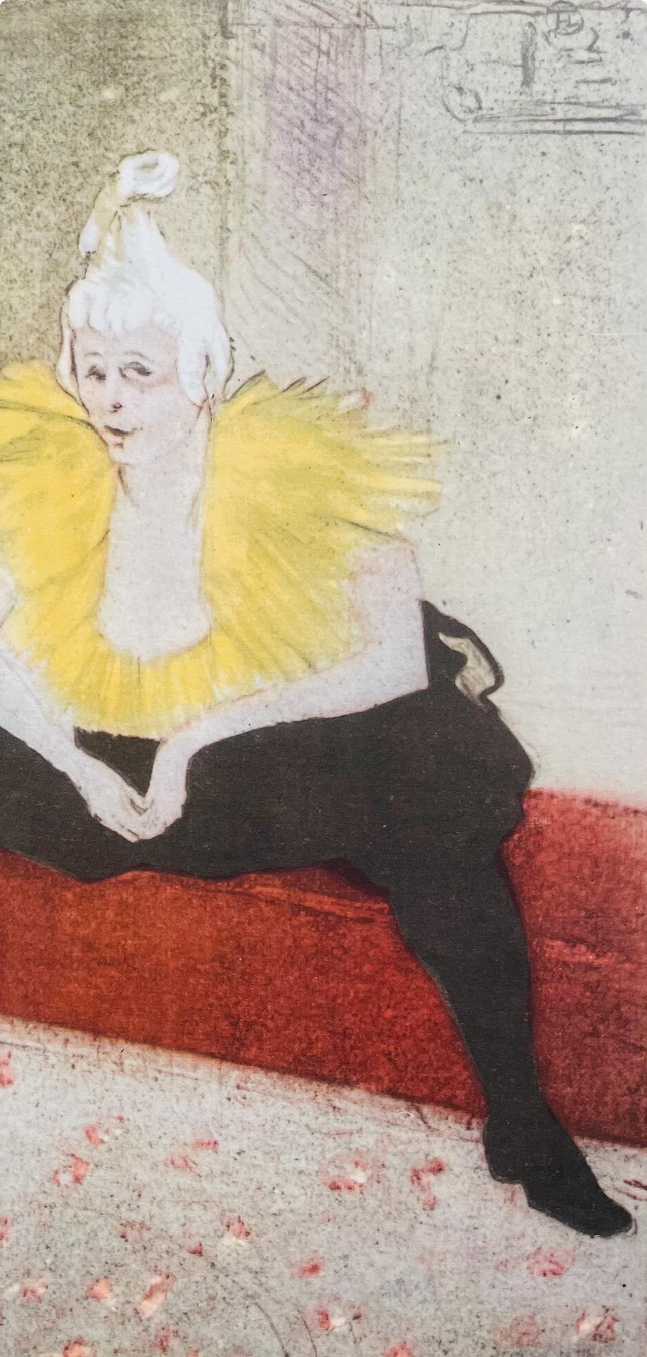 Toulouse-Lautrec, Composition, Femmes De Lautrec (after) - Beige Landscape Print by Henri de Toulouse-Lautrec