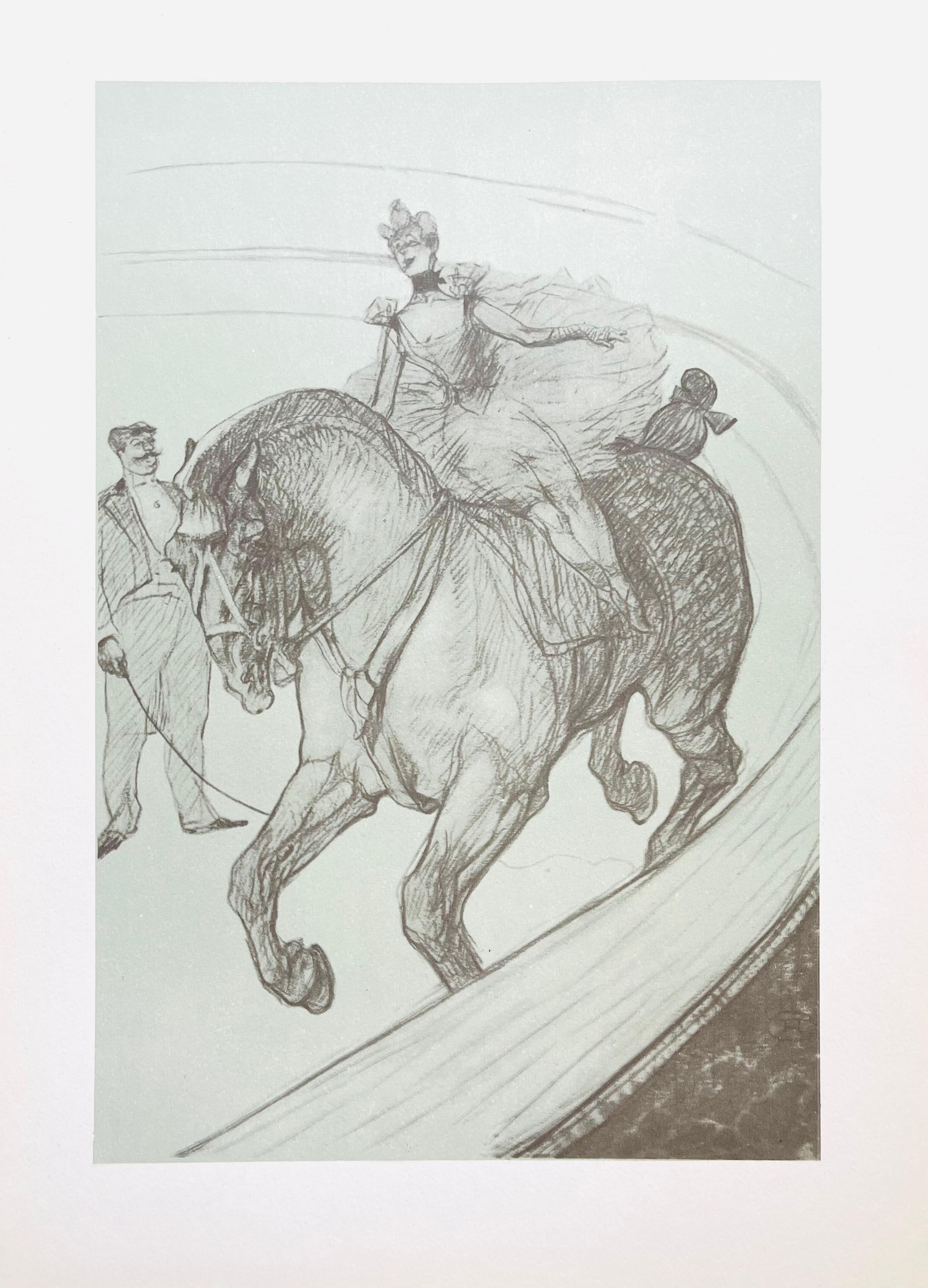 Medium: Lithographie und Schablone auf Velinpapier
Jahr: 1954
Papierformat: 13,5 x 9,5 Zoll
Beschriftung: In der Platte signiert und nicht nummeriert, wie ausgegeben
Anmerkungen: Aus dem Folio, Femmes de Lautrec, 21 Planches en Couleurs, Collezione