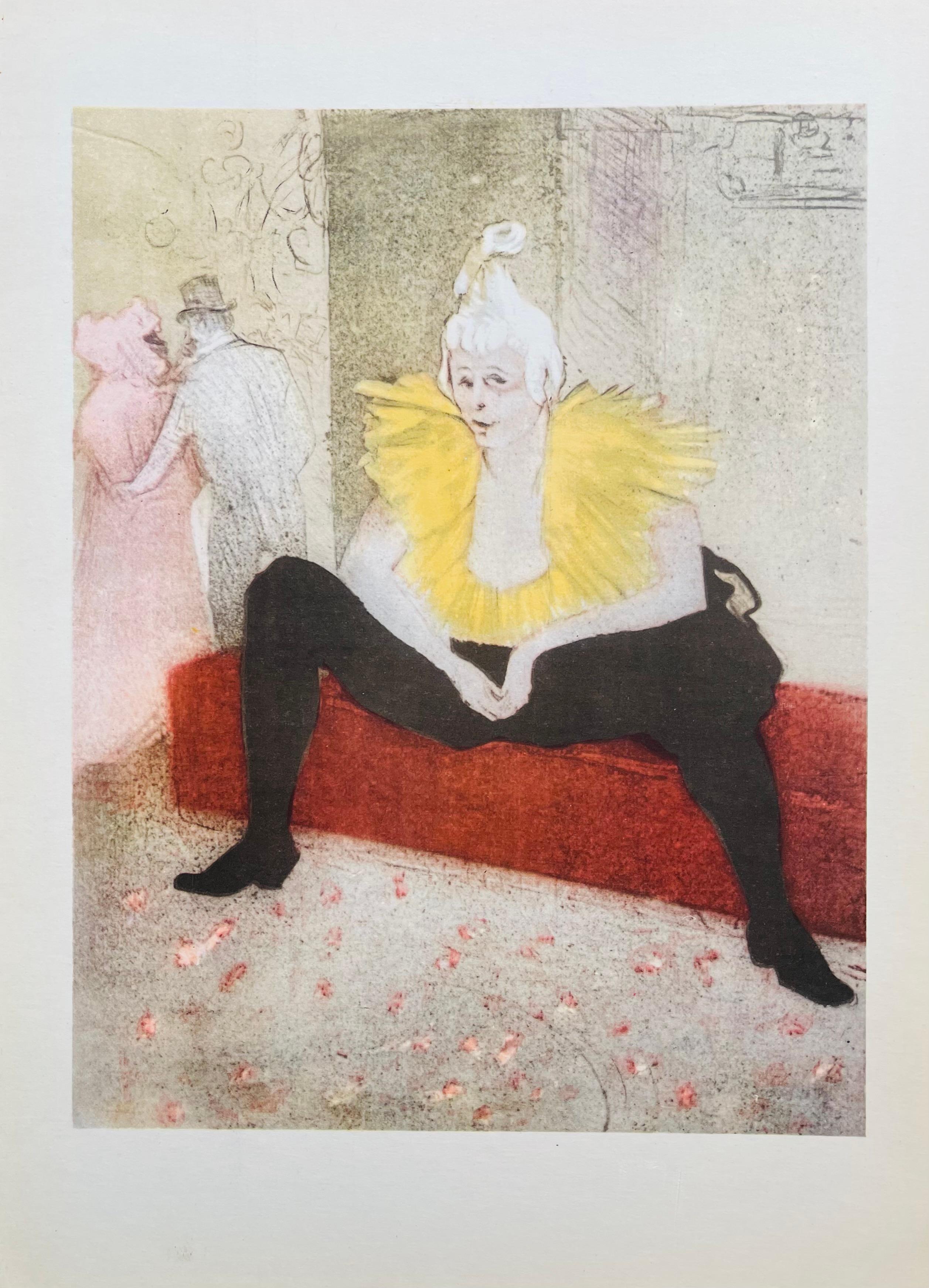 Medium: Lithograph and stencil on vélin paper
Year: 1954
Paper Size: 13.5 x 9.5 inches
Inscription: Signed in the plate and unnumbered, as issued
Notes: From the folio, Femmes de Lautrec, 21 Planches en Couleurs, Collezione dell'Obelisco, 1947.