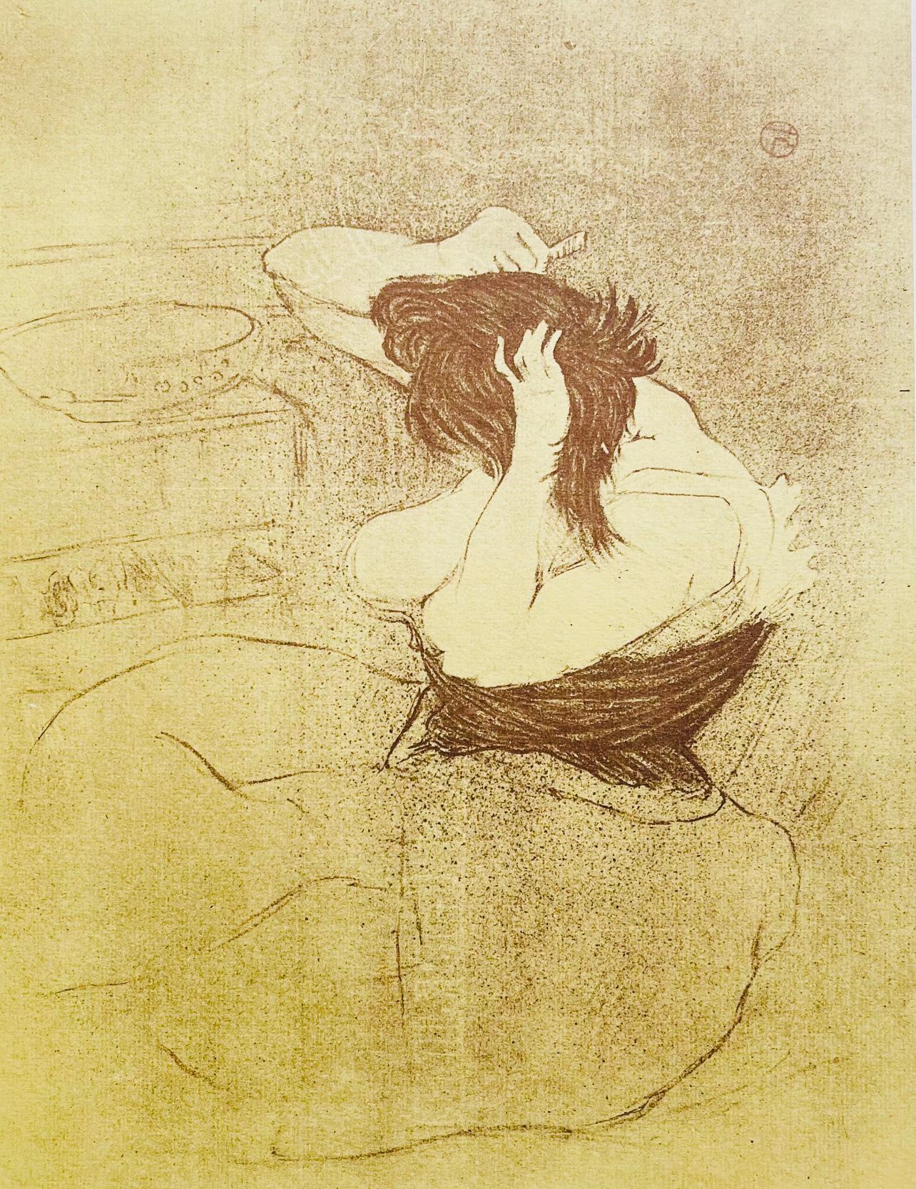 Henri de Toulouse-Lautrec Figurative Print - Toulouse-Lautrec, Composition, Femmes De Lautrec (after)