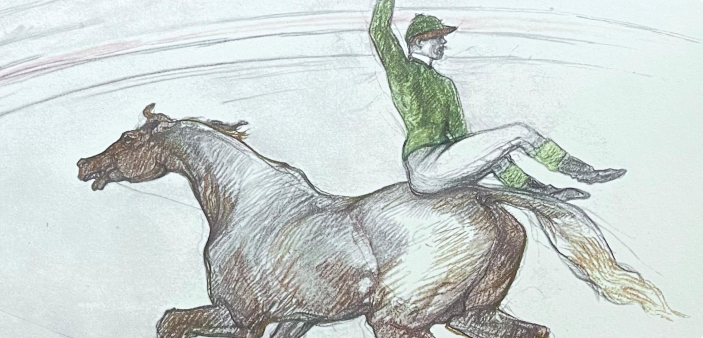 Toulouse-Lautrec, Composition, Henri de Toulouse-Lautrec, At the Circus (after) For Sale 1