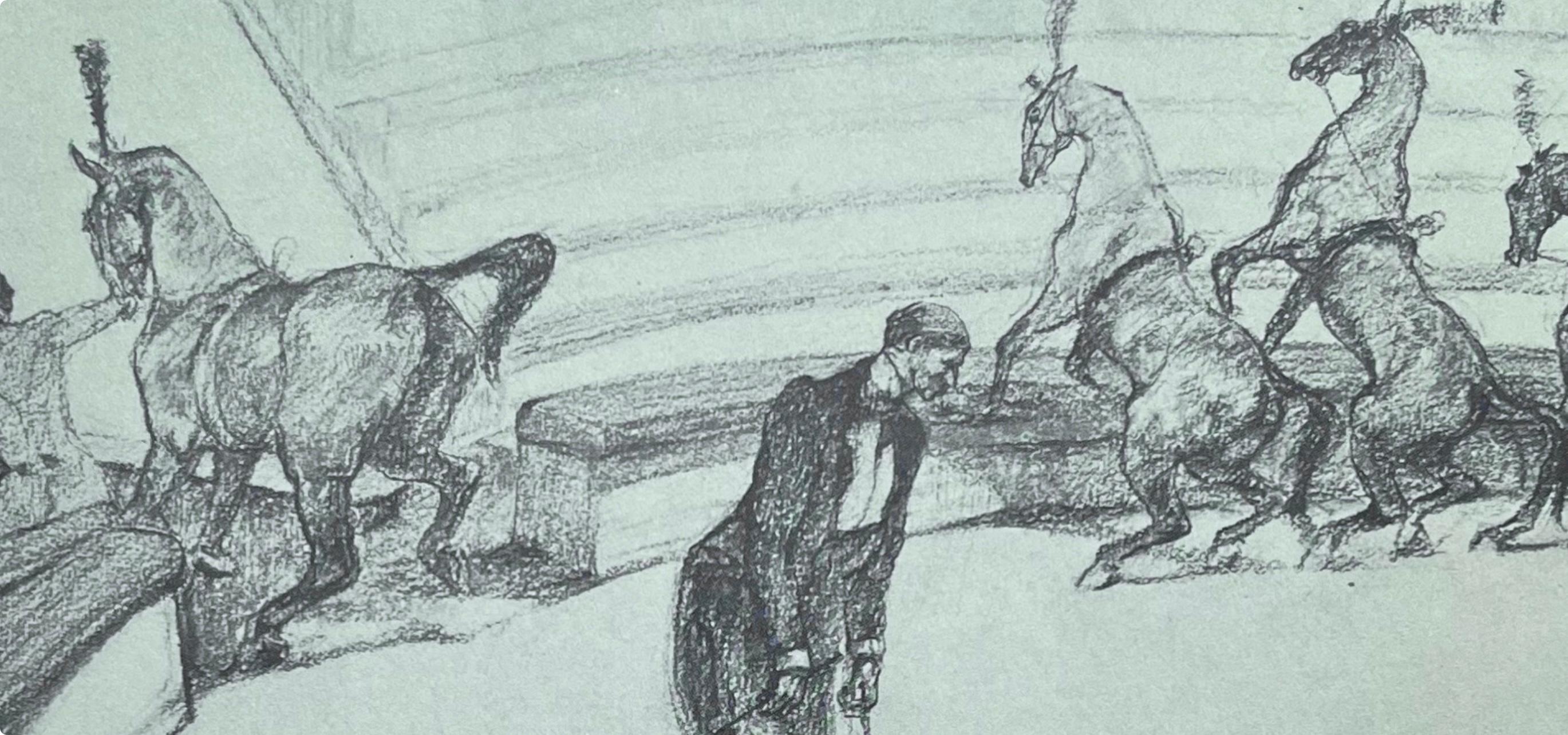 Toulouse-Lautrec, Composition, Henri de Toulouse-Lautrec, At the Circus (after) For Sale 1