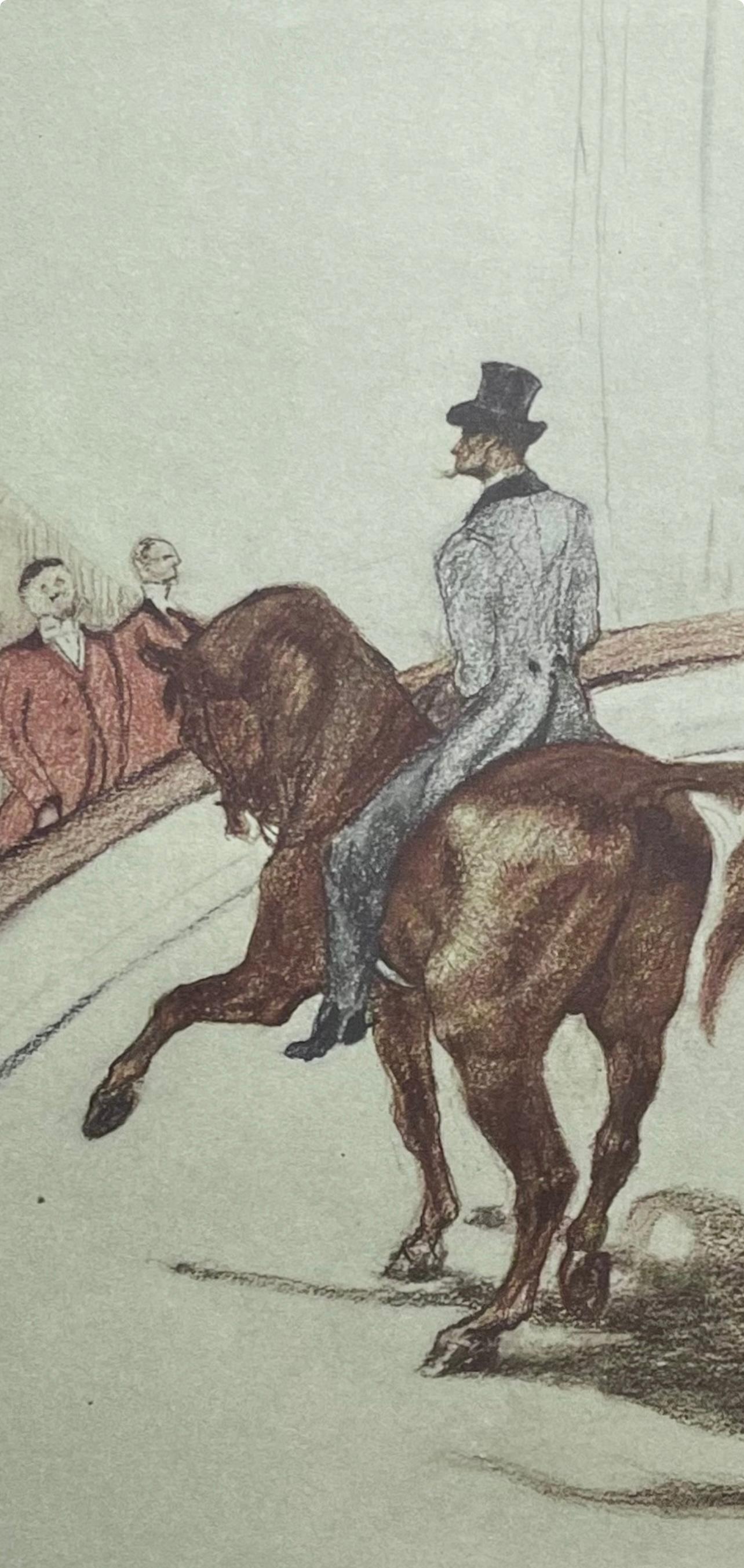 Toulouse-Lautrec, Composition, Henri de Toulouse-Lautrec, At the Circus (after) For Sale 1