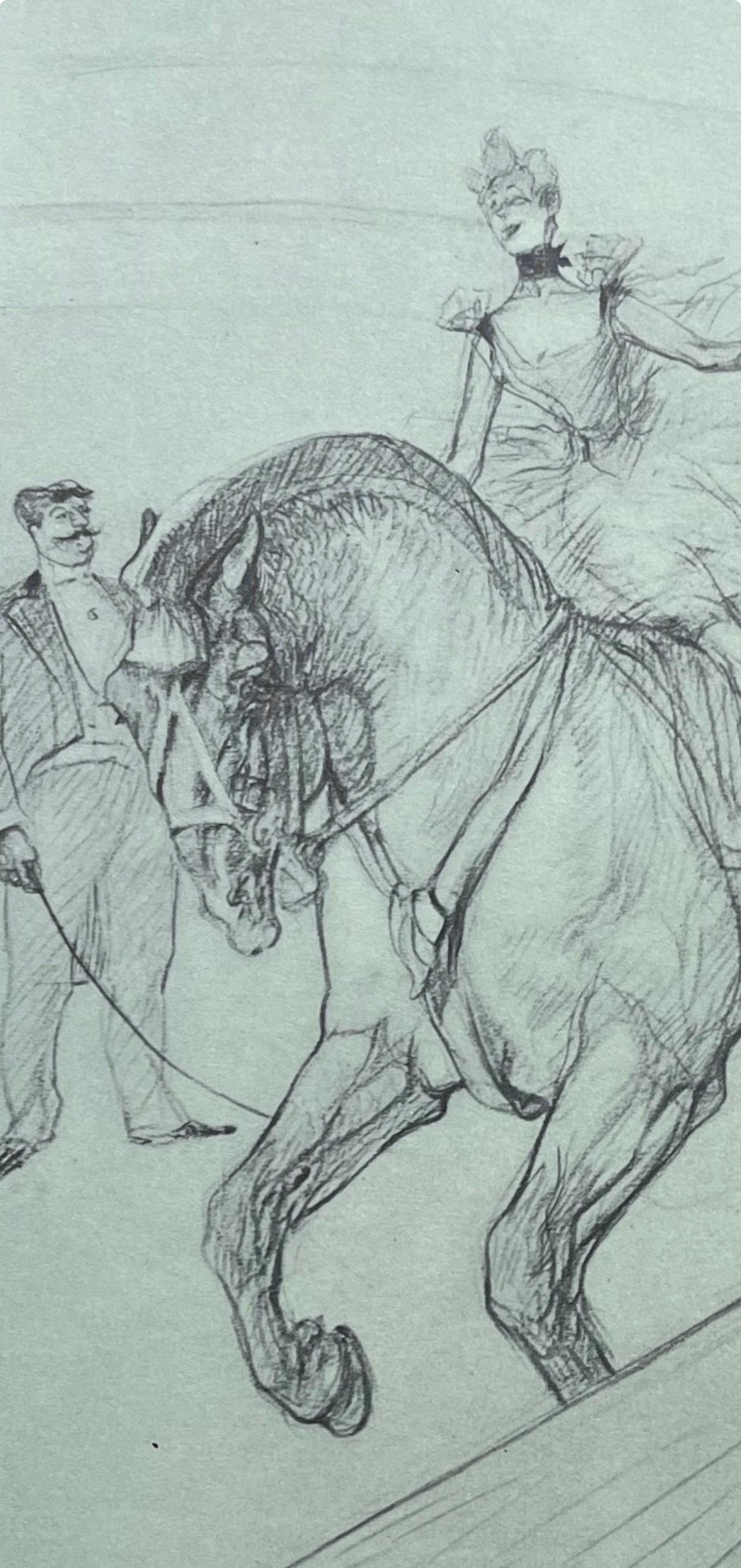 Toulouse-Lautrec, Composition, Henri de Toulouse-Lautrec, At the Circus (after) For Sale 1