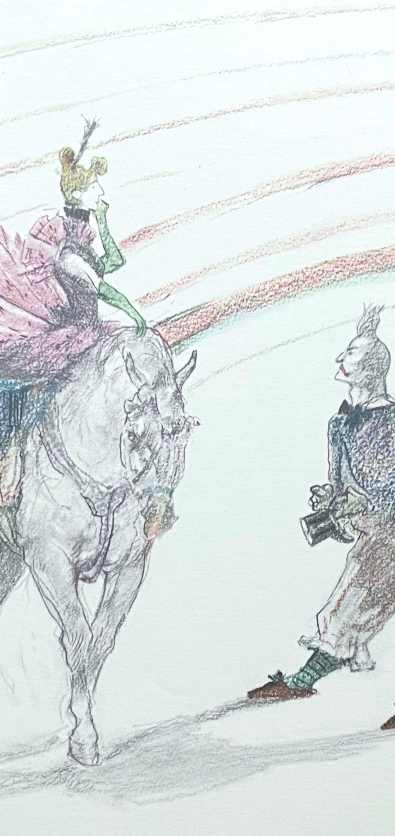 Toulouse-Lautrec, Composition, Henri de Toulouse-Lautrec, At the Circus (after) For Sale 1