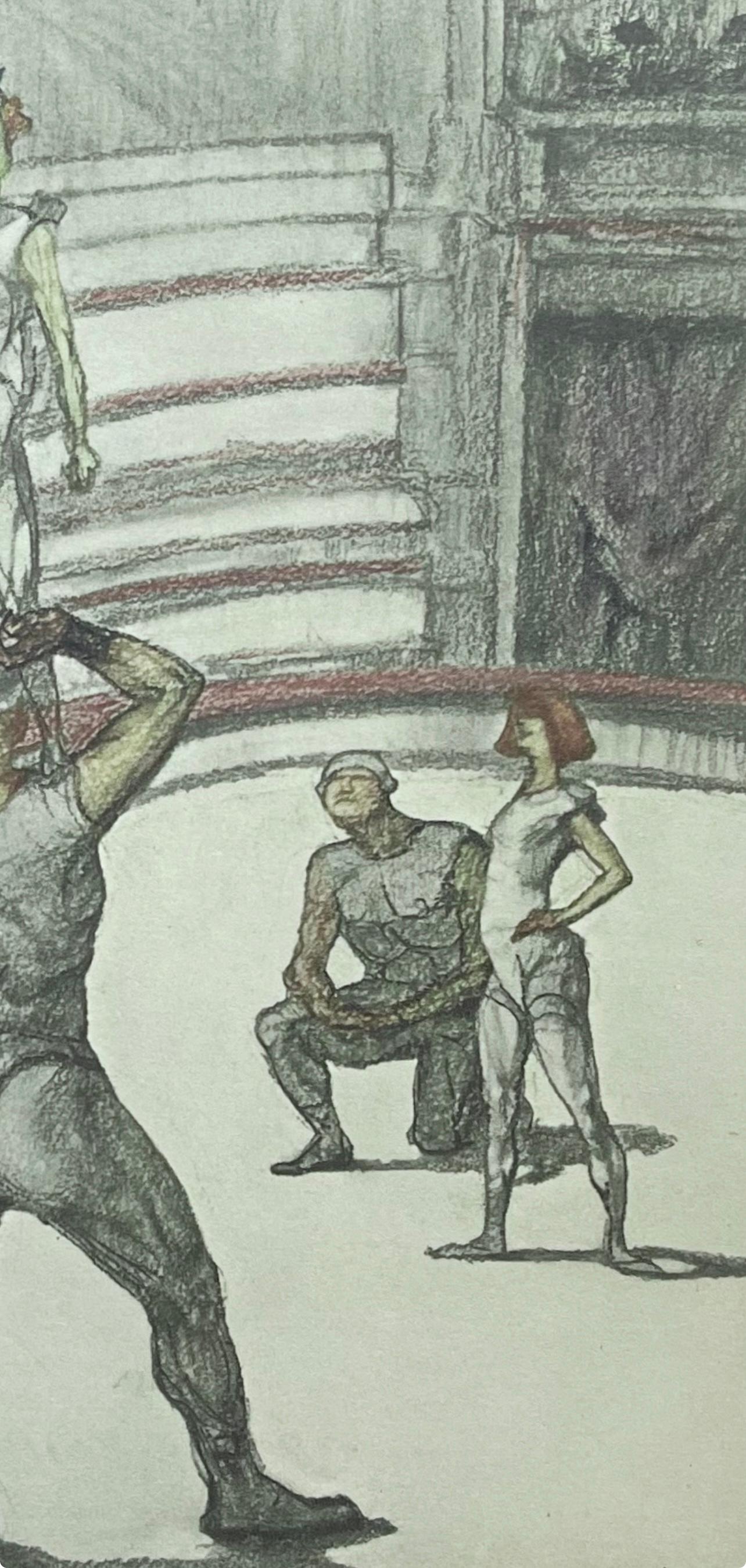 Toulouse-Lautrec, Composition, Henri de Toulouse-Lautrec, At the Circus (after) For Sale 2
