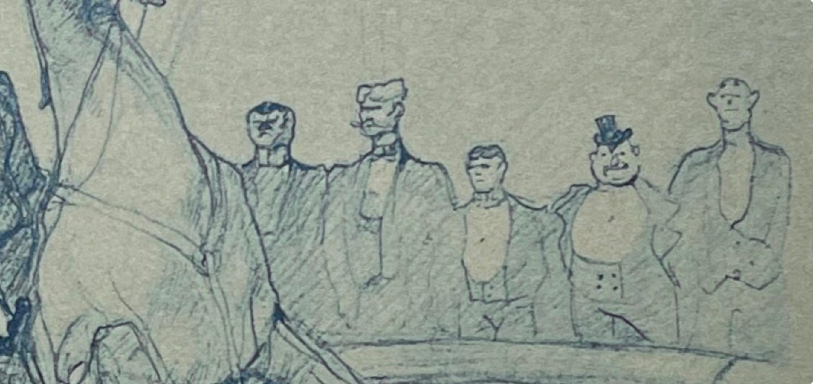 Toulouse-Lautrec, Composition, Henri de Toulouse-Lautrec, At the Circus (after) For Sale 3