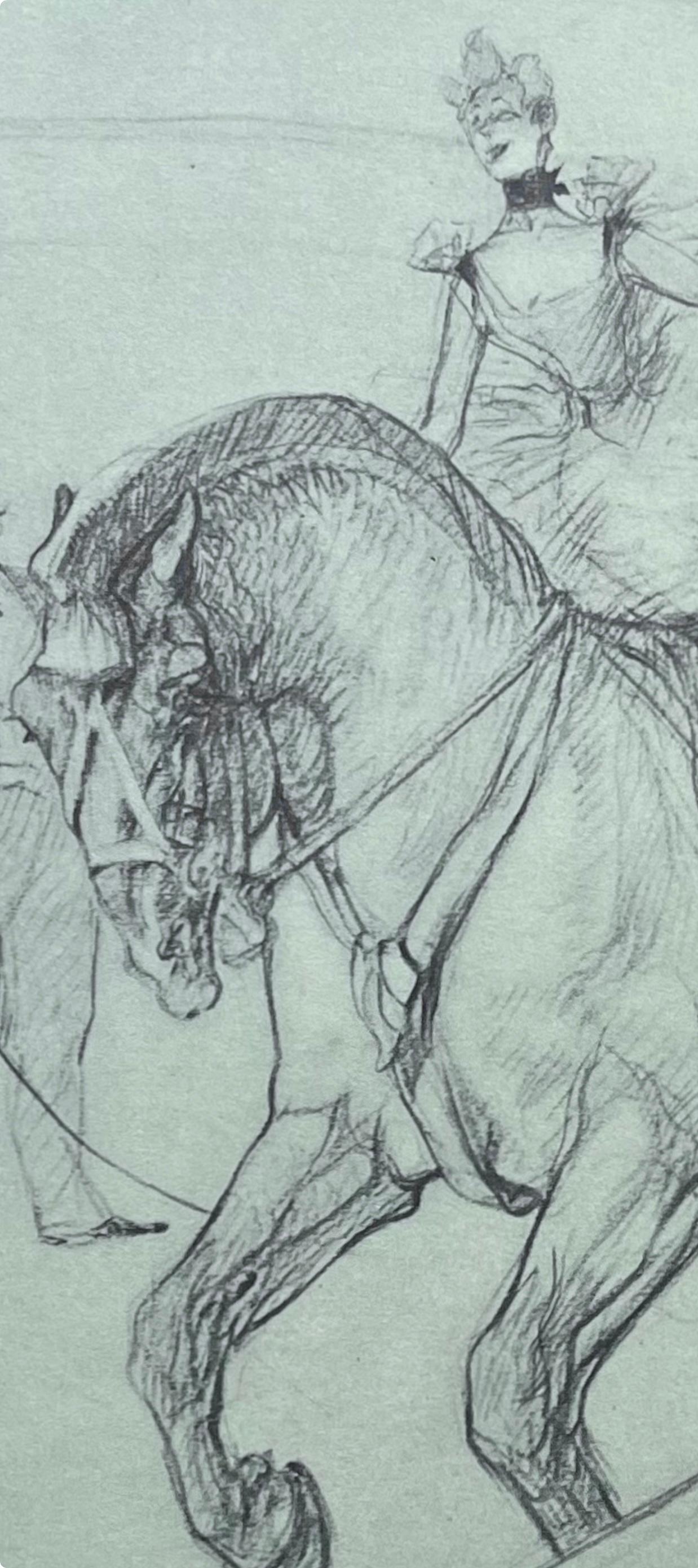 Toulouse-Lautrec, Composition, Henri de Toulouse-Lautrec, At the Circus (after) For Sale 3