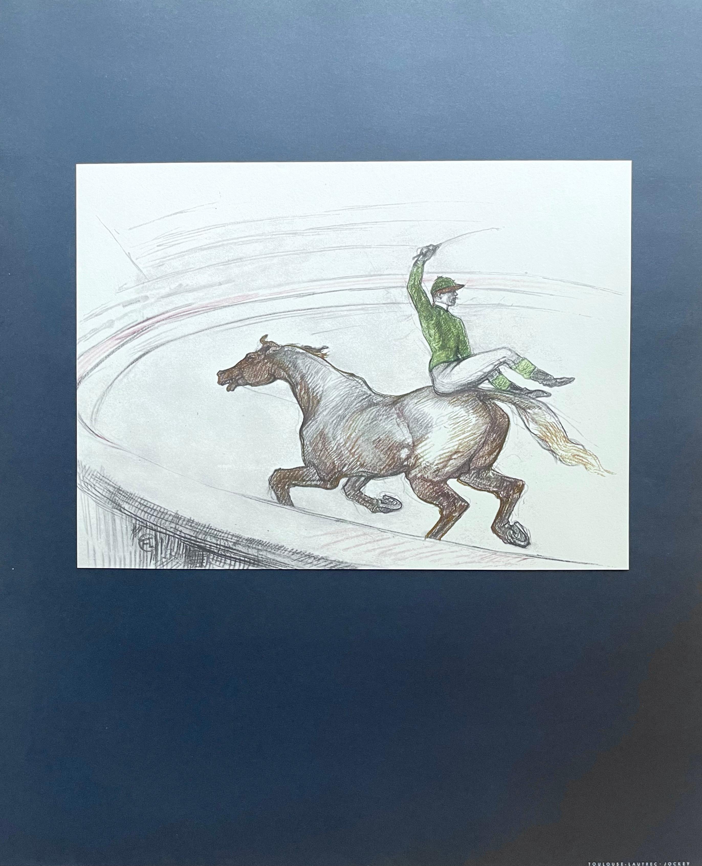 Toulouse-Lautrec, Composition, Henri de Toulouse-Lautrec, At the Circus (after) For Sale 4