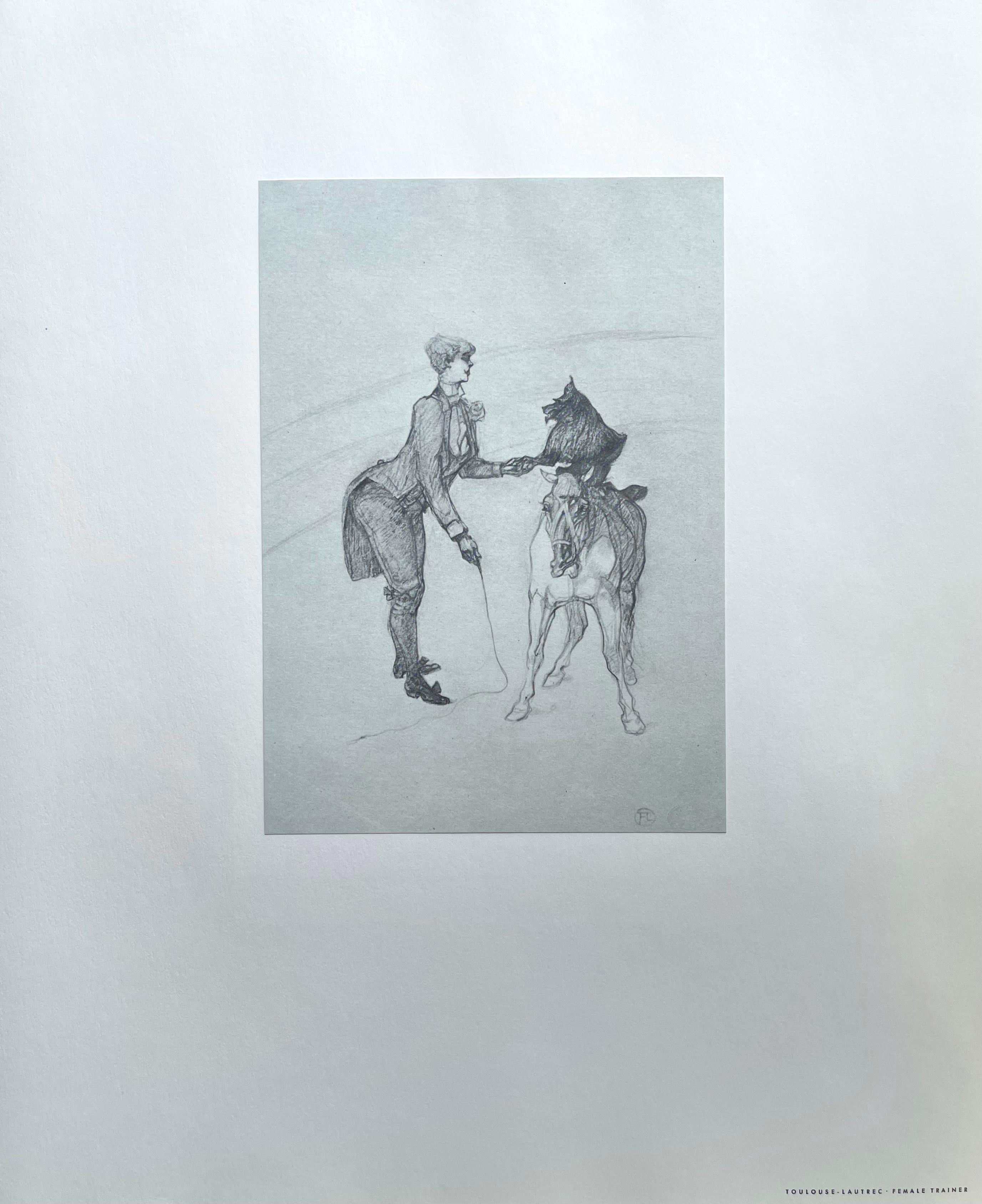 Toulouse-Lautrec, Composition, Henri de Toulouse-Lautrec, Au cirque (après) en vente 4