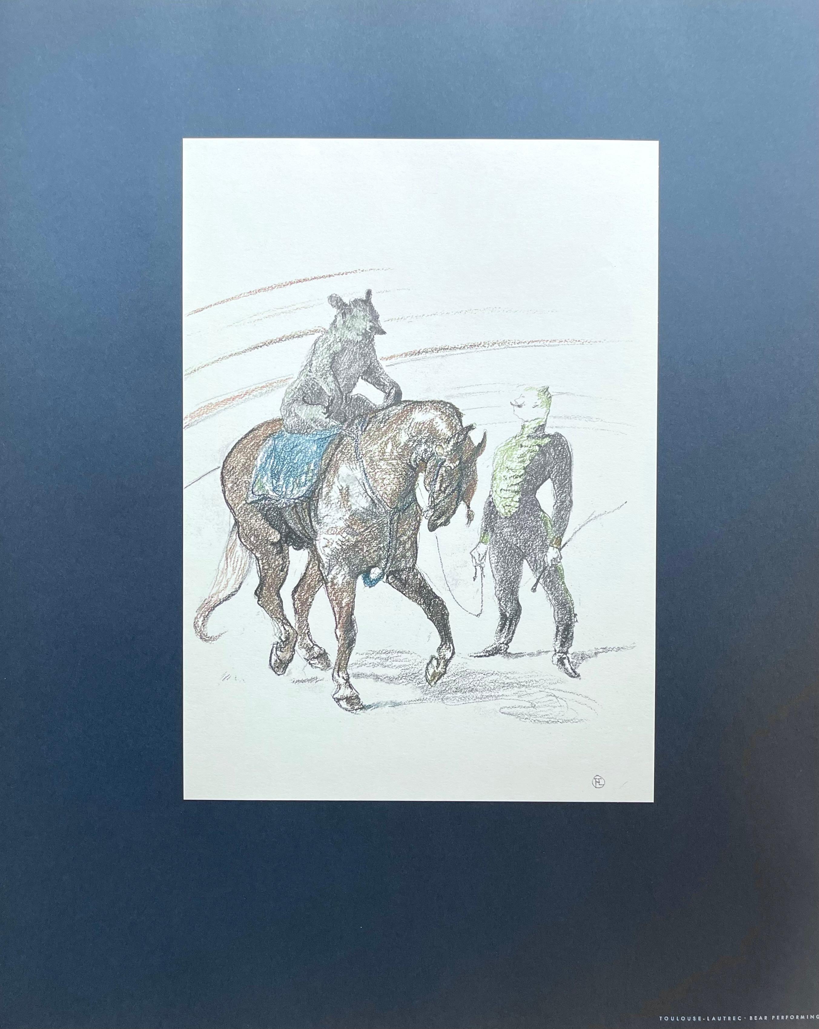 Toulouse-Lautrec, Composition, Henri de Toulouse-Lautrec, At the Circus (after) For Sale 4