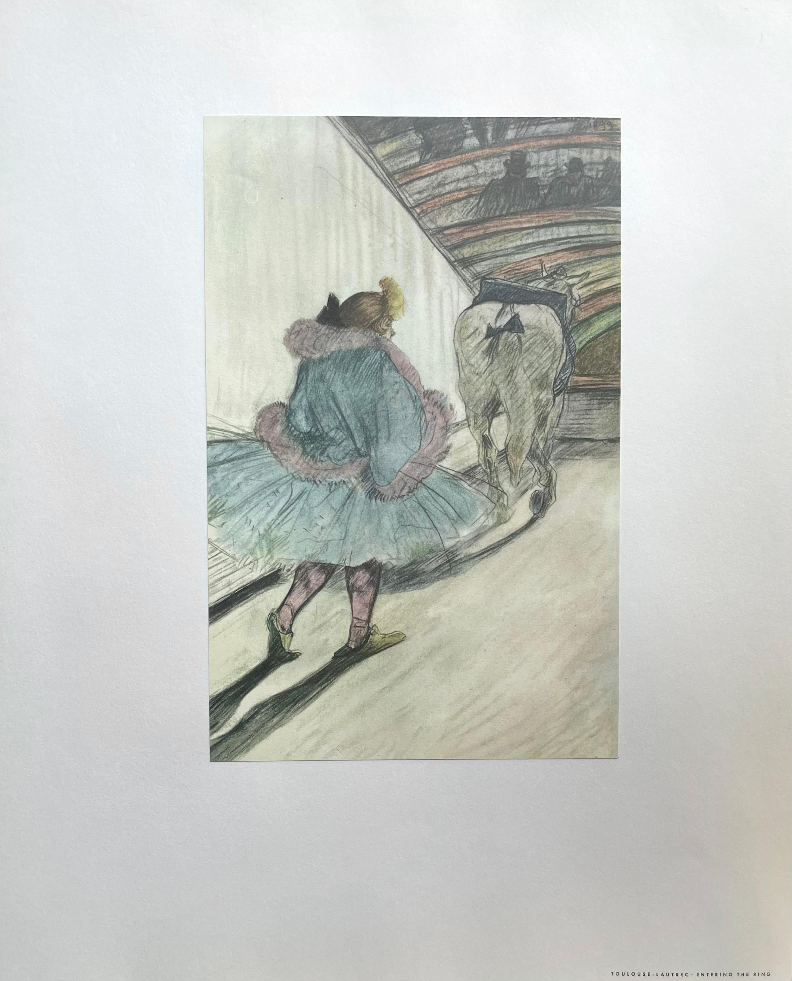 Toulouse-Lautrec, Composition, Henri de Toulouse-Lautrec, At the Circus (after) For Sale 4