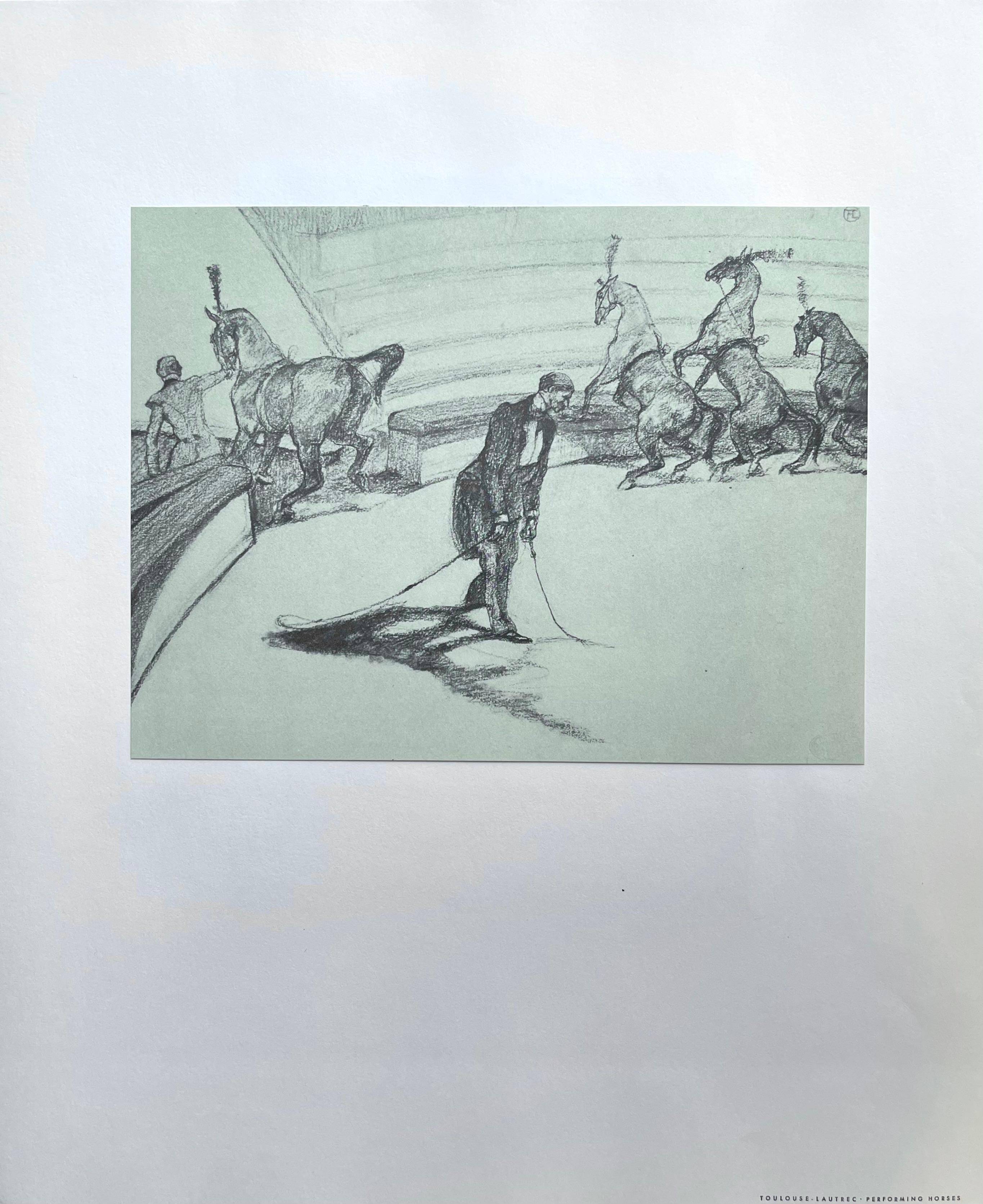 Toulouse-Lautrec, Composition, Henri de Toulouse-Lautrec, At the Circus (after) For Sale 4
