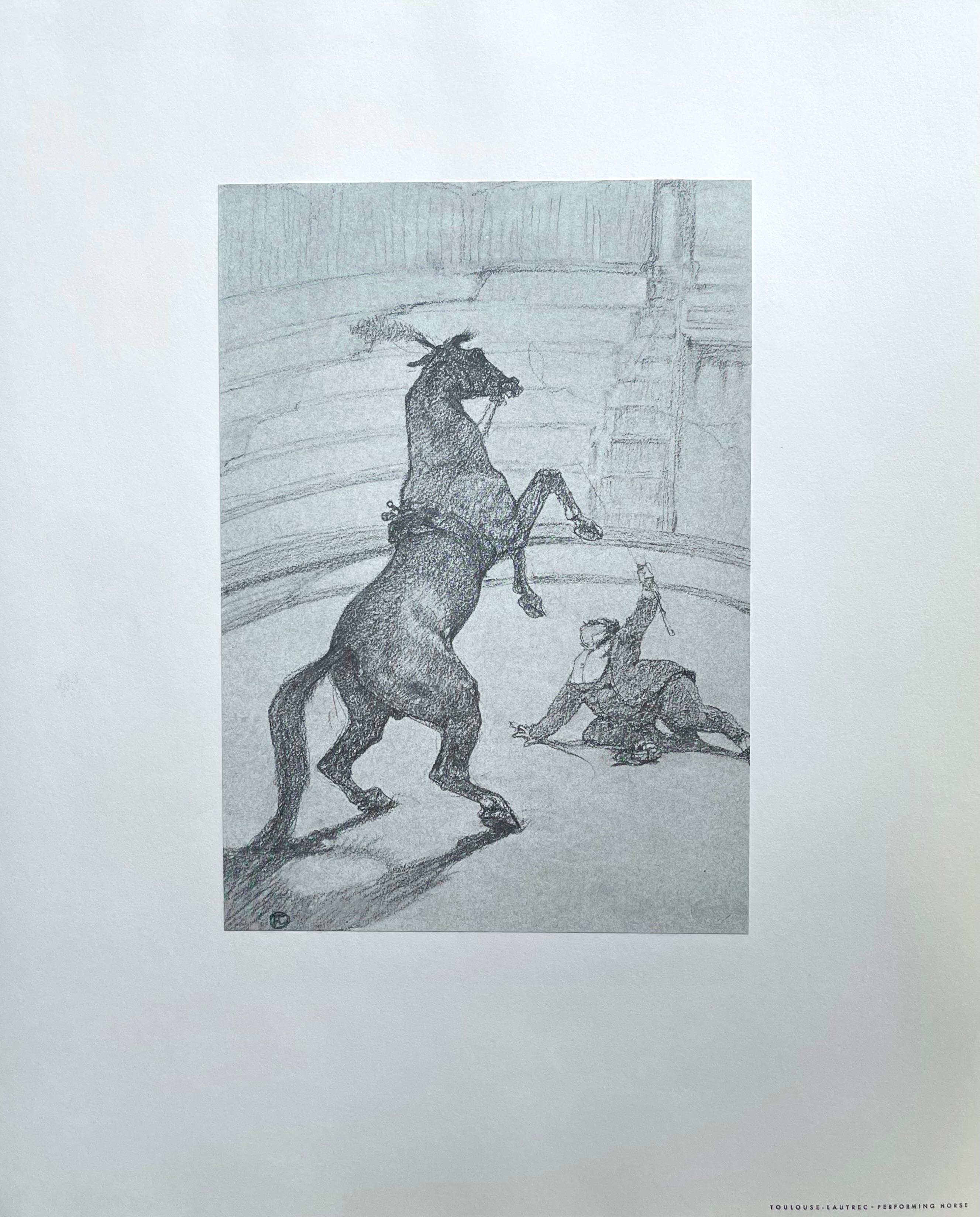 Toulouse-Lautrec, Composition, Henri de Toulouse-Lautrec, At the Circus (after) For Sale 4