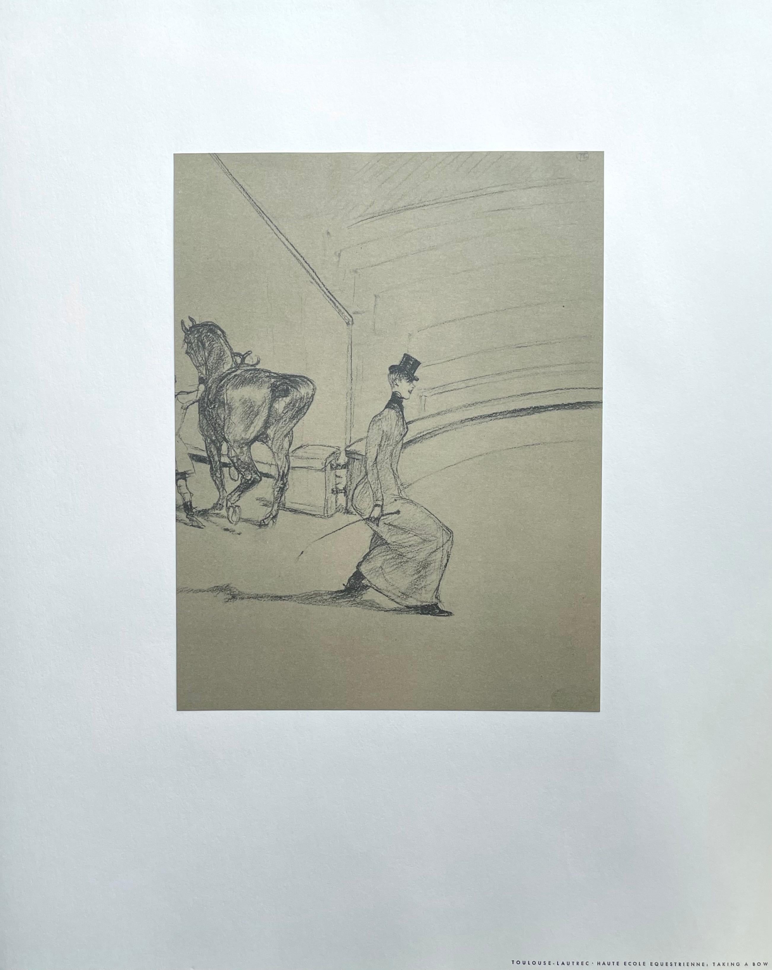 Toulouse-Lautrec, Composition, Henri de Toulouse-Lautrec, At the Circus (after) For Sale 4