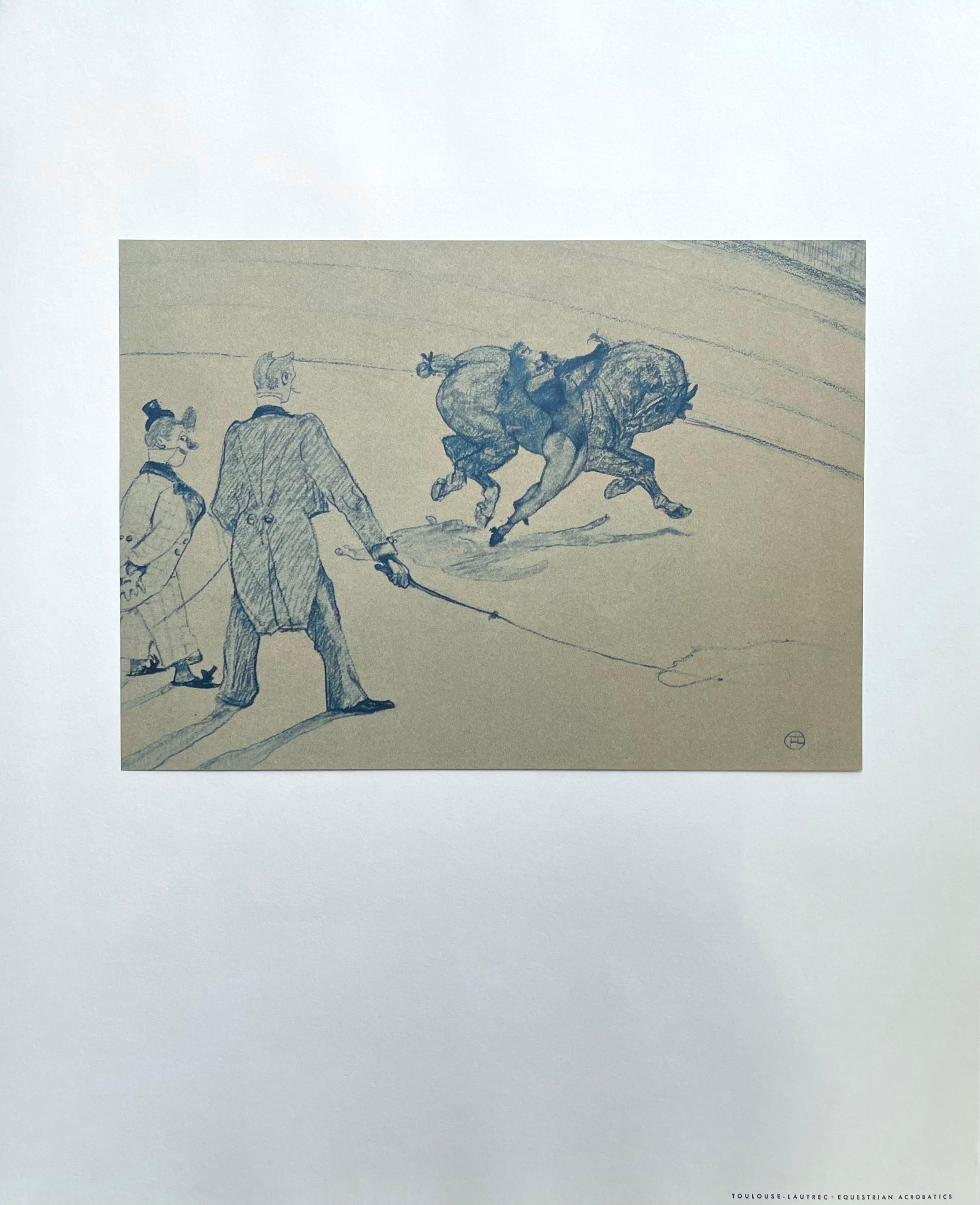 Toulouse-Lautrec, Composition, Henri de Toulouse-Lautrec, At the Circus (after) For Sale 4