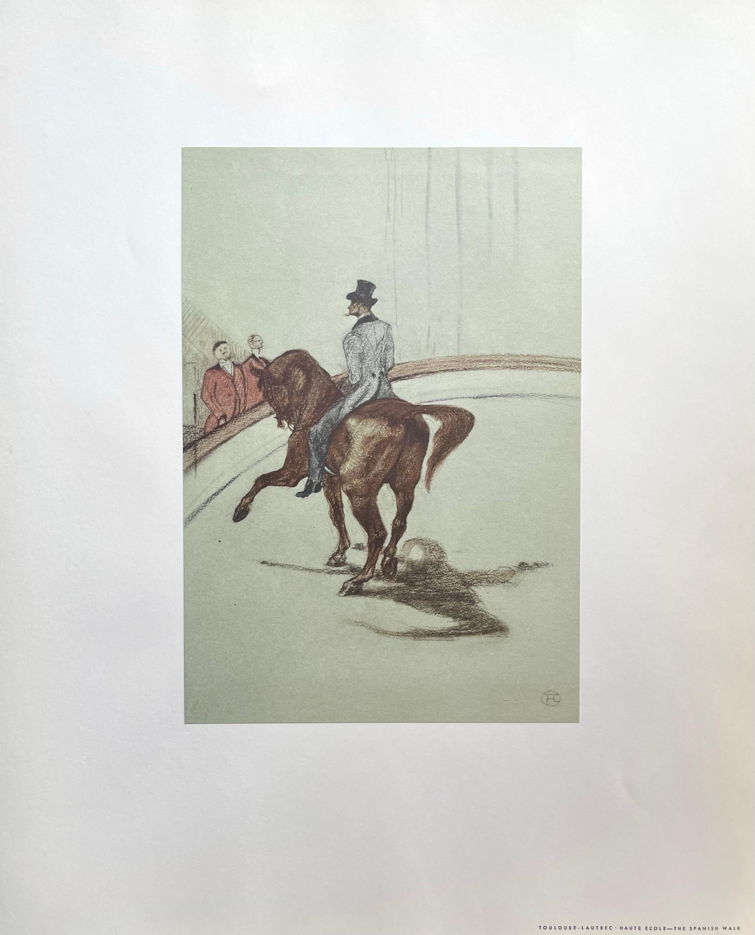 Toulouse-Lautrec, Composition, Henri de Toulouse-Lautrec, At the Circus (after) For Sale 5