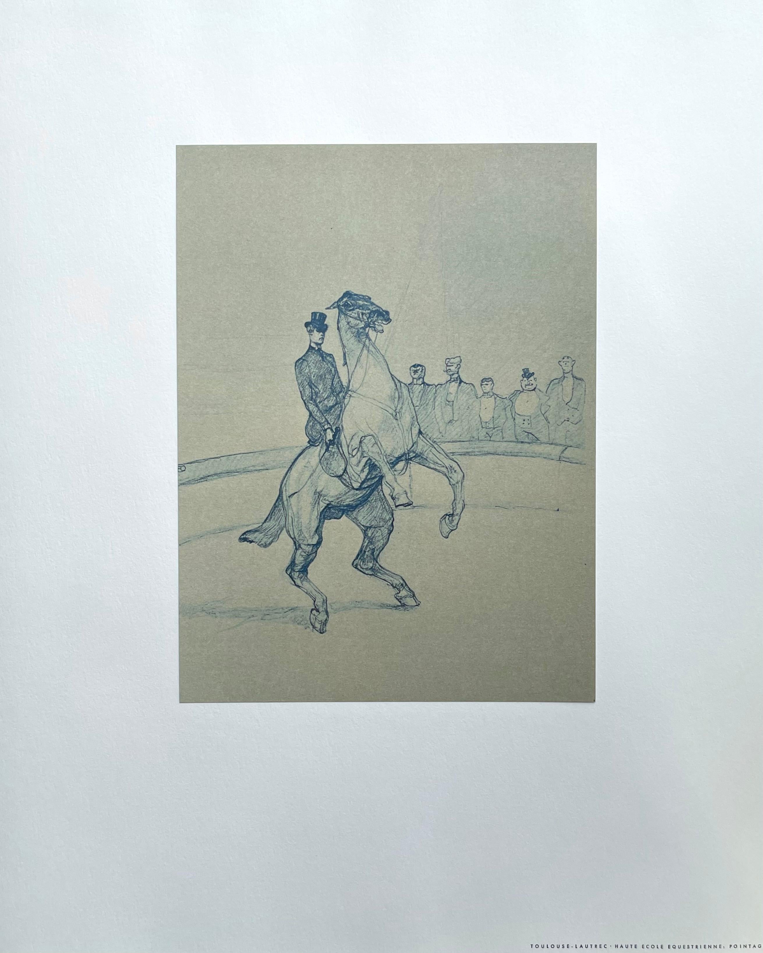 Toulouse-Lautrec, Composition, Henri de Toulouse-Lautrec, At the Circus (after) For Sale 5
