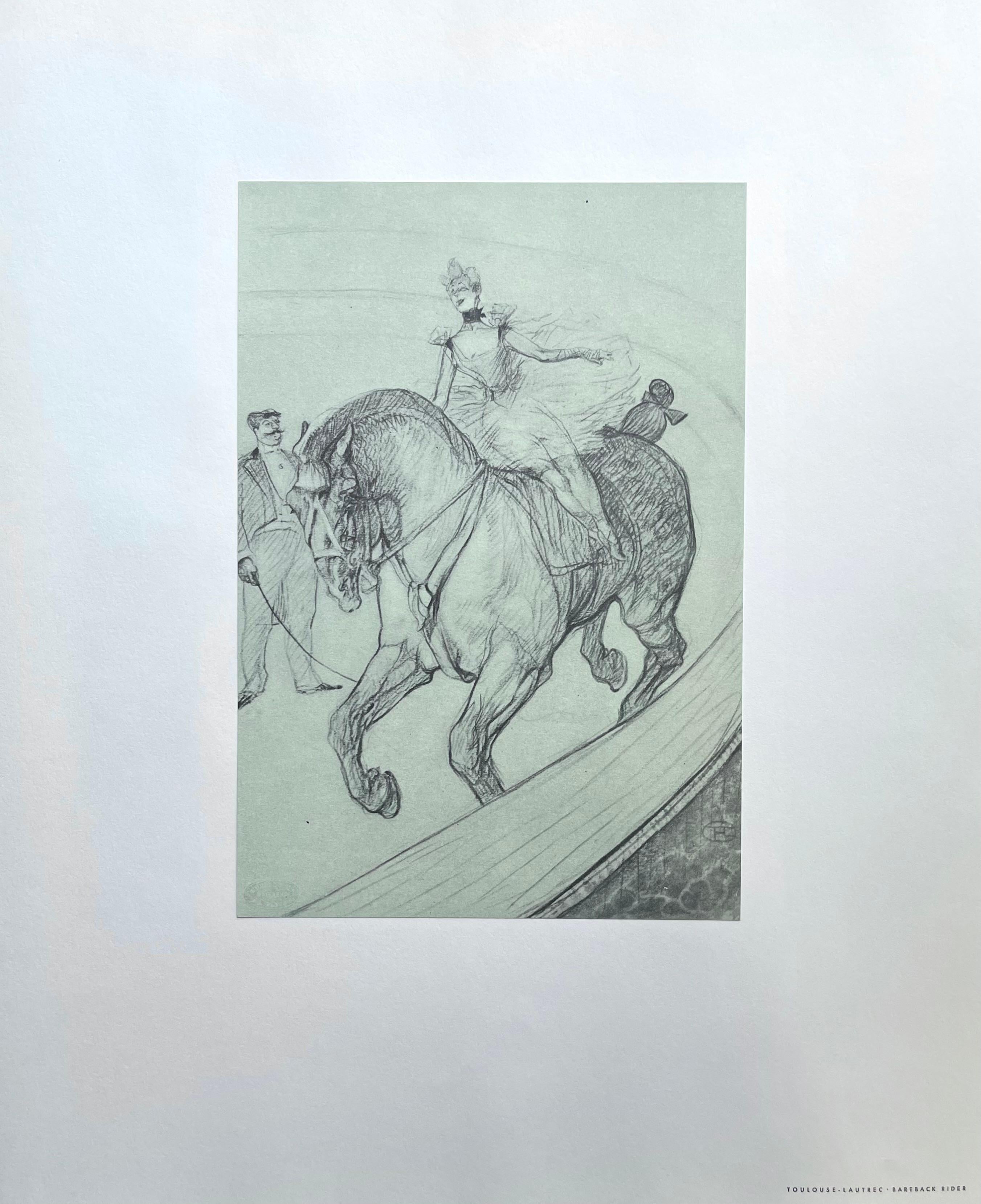 Toulouse-Lautrec, Composition, Henri de Toulouse-Lautrec, At the Circus (after) For Sale 5