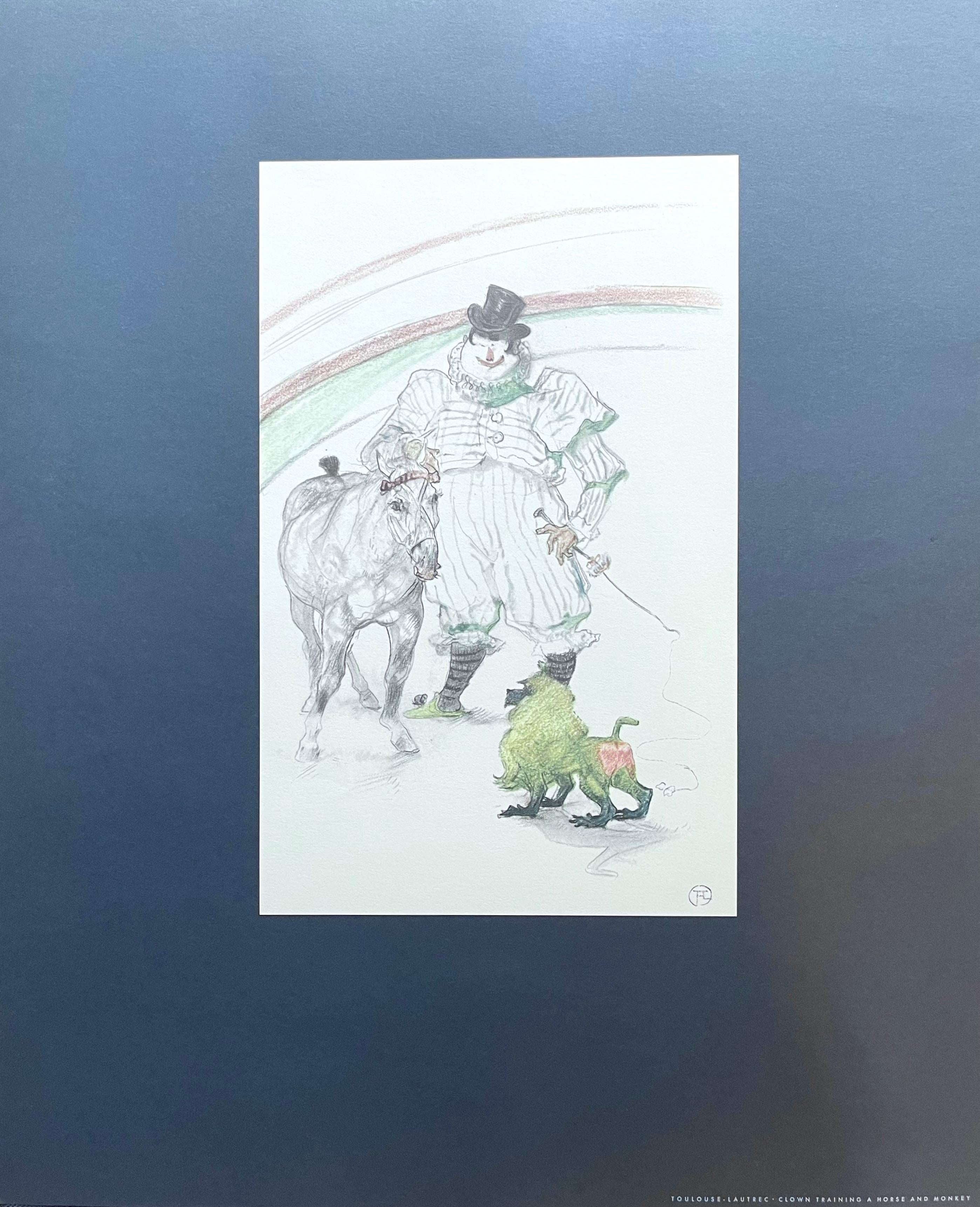 Toulouse-Lautrec, Composition, Henri de Toulouse-Lautrec, Au cirque (après) en vente 5