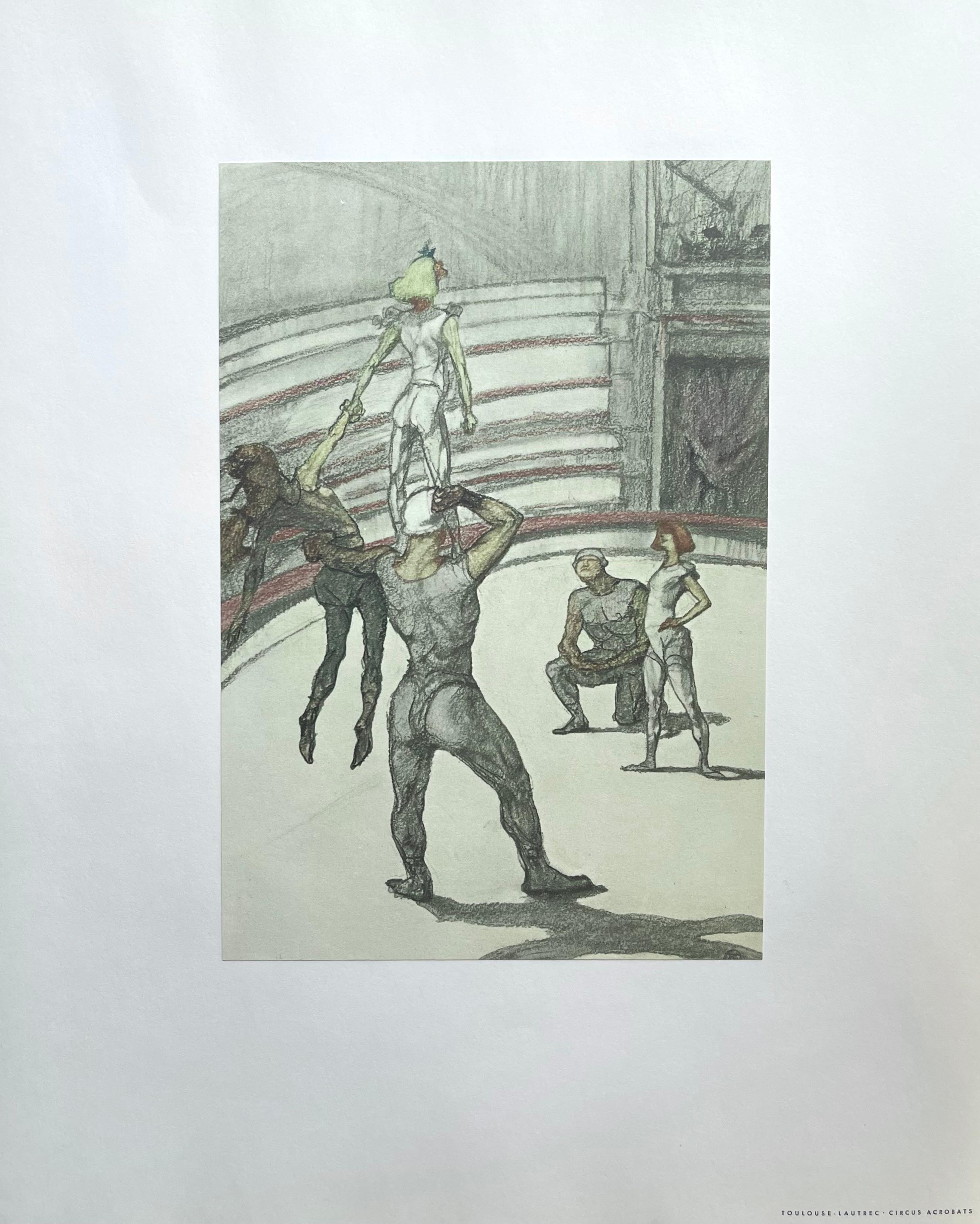 Toulouse-Lautrec, Composition, Henri de Toulouse-Lautrec, At the Circus (after) For Sale 6