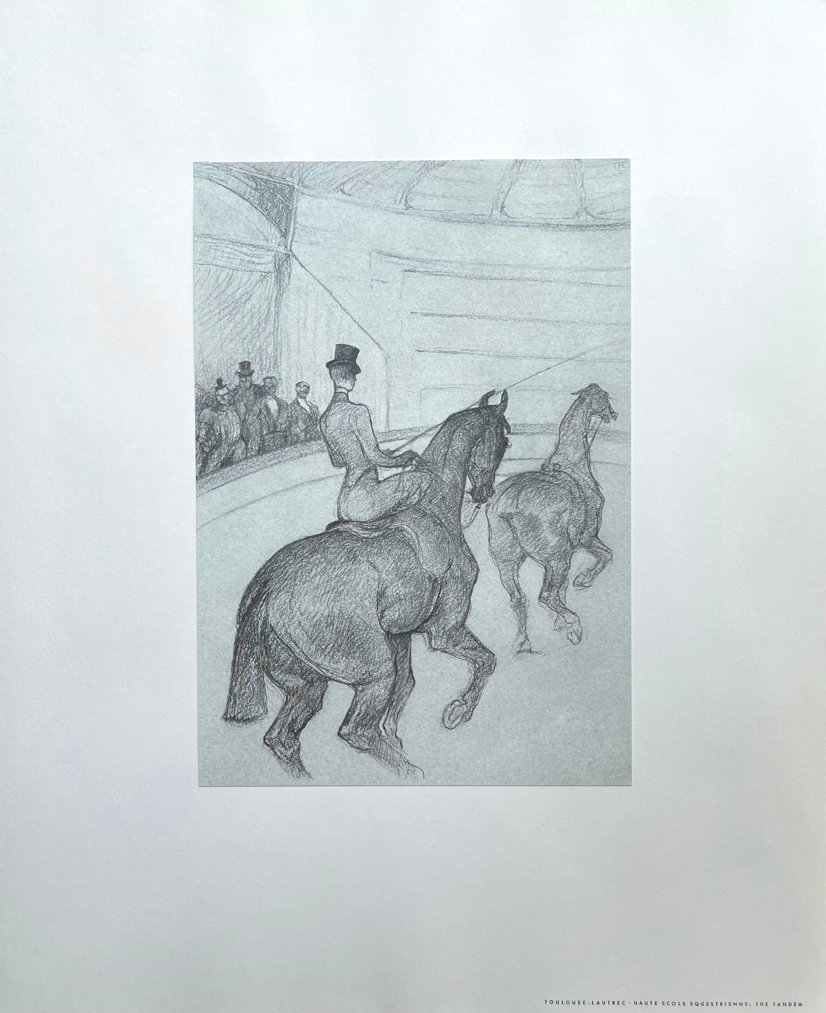 Toulouse-Lautrec, Composizione, Henri de Toulouse-Lautrec, Al circo (dopo) in vendita 6