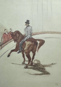 Vintage Toulouse-Lautrec, Composition, Henri de Toulouse-Lautrec, At the Circus (after)