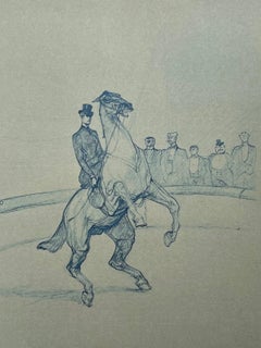Vintage Toulouse-Lautrec, Composition, Henri de Toulouse-Lautrec, At the Circus (after)
