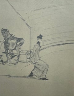 Vintage Toulouse-Lautrec, Composition, Henri de Toulouse-Lautrec, At the Circus (after)