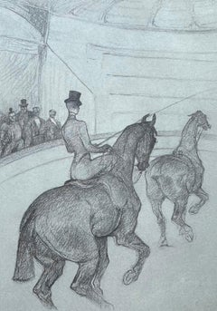 Vintage Toulouse-Lautrec, Composition, Henri de Toulouse-Lautrec, At the Circus (after)