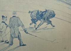 Vintage Toulouse-Lautrec, Composition, Henri de Toulouse-Lautrec, At the Circus (after)