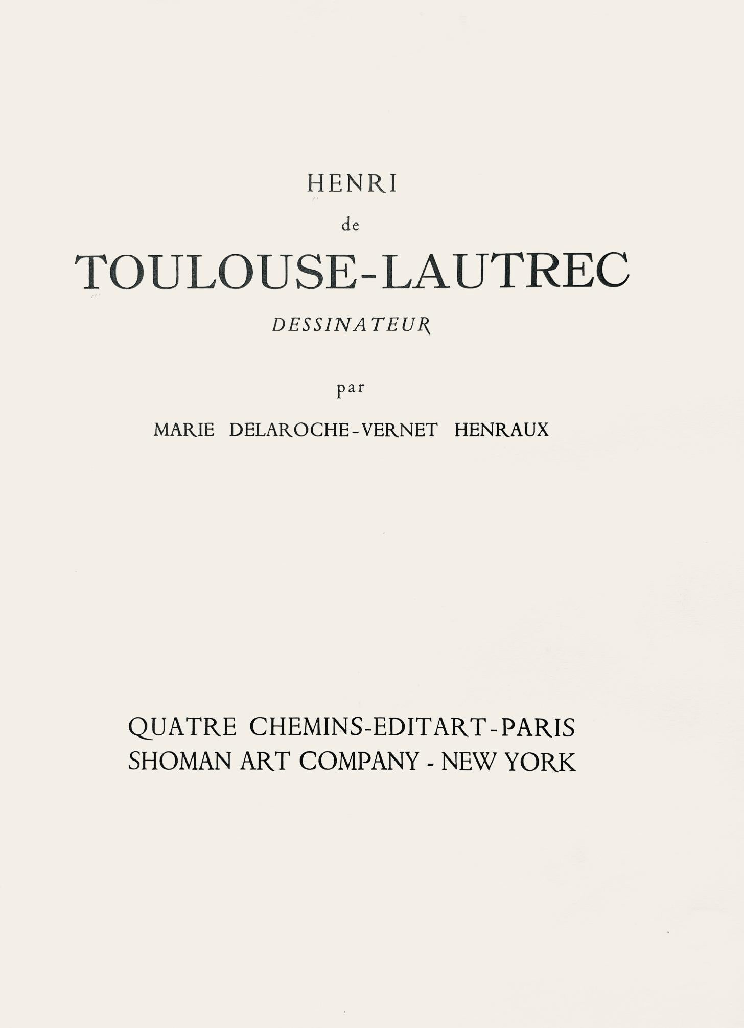 Toulouse-Lautrec, Composition, Henri de Toulouse-Lautrec, Dessinateur (after) For Sale 5
