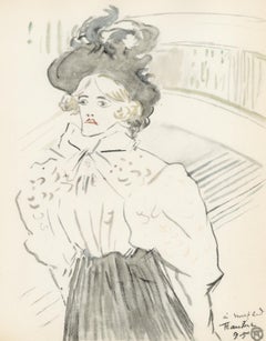 Vintage Toulouse-Lautrec, Composition, Henri de Toulouse-Lautrec, Dessinateur (after)
