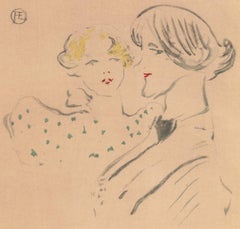 Vintage Toulouse-Lautrec, Composition, Henri de Toulouse-Lautrec, Dessinateur (after)