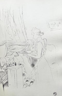 Vintage Toulouse-Lautrec, Composition, Henri de Toulouse-Lautrec, Dessinateur (after)