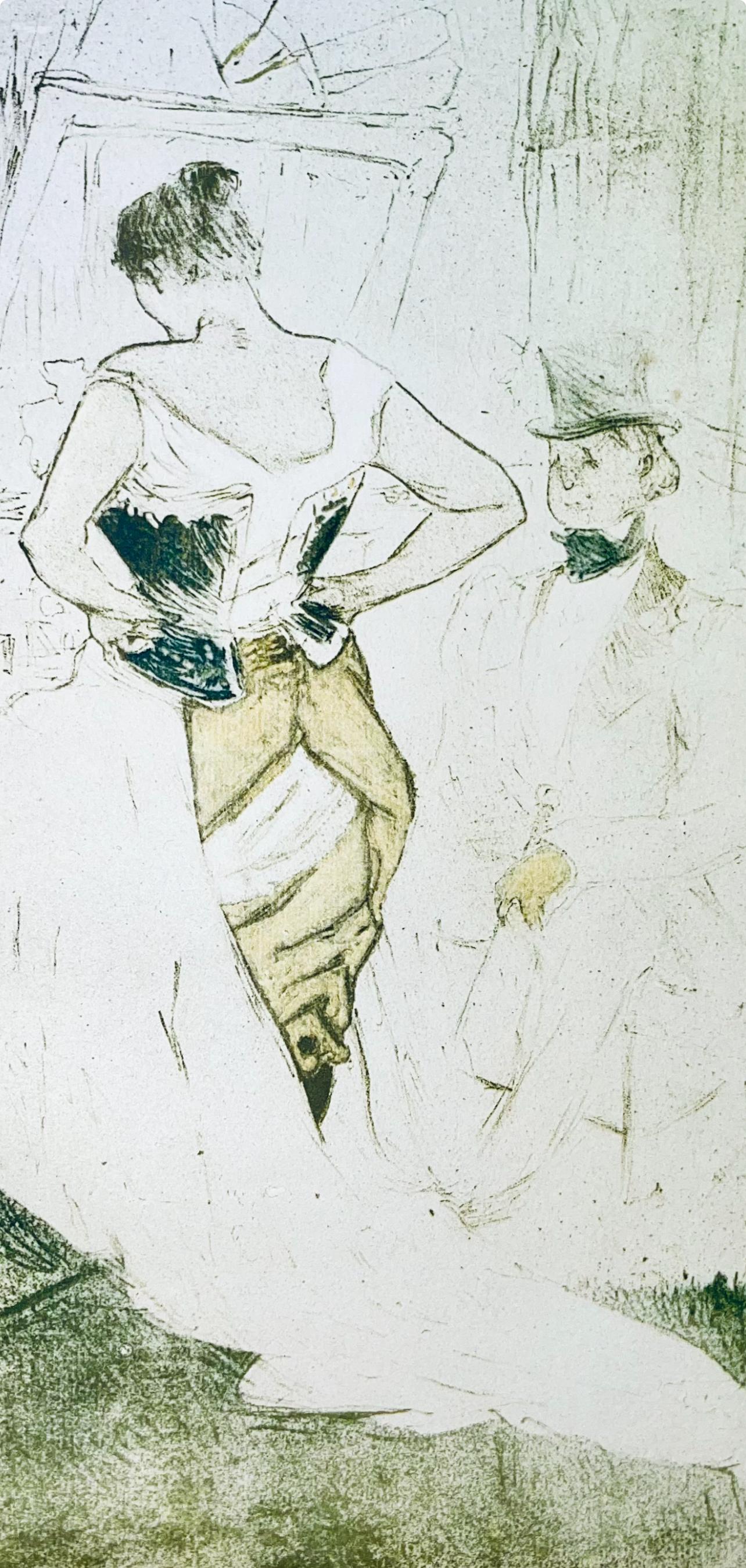 Toulouse-Lautrec, Komposition, Images de Lautrec (nach) – Print von Henri de Toulouse-Lautrec
