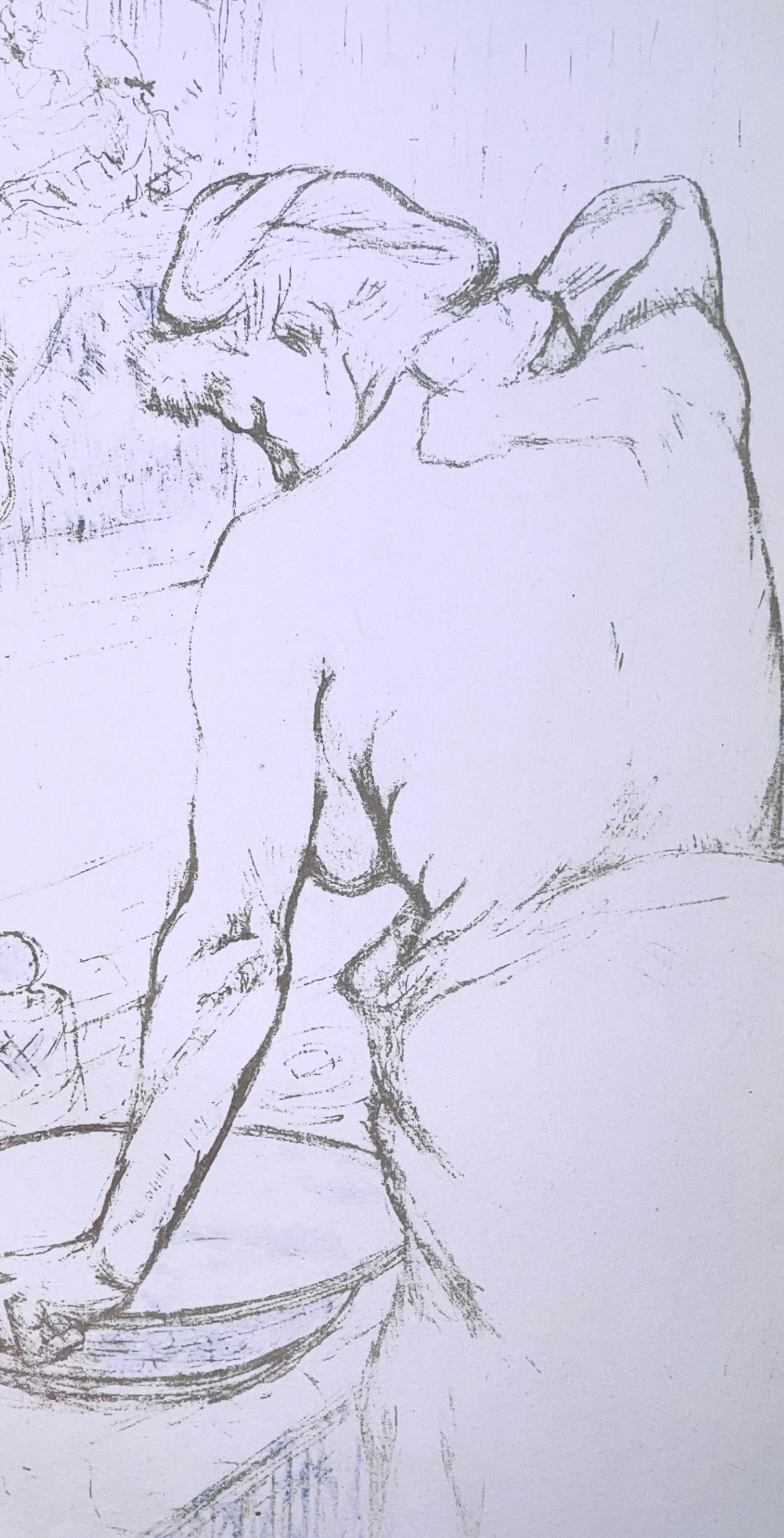 Toulouse-Lautrec, Composition, Images de Lautrec (after) - Post-Impressionist Print by Henri de Toulouse-Lautrec