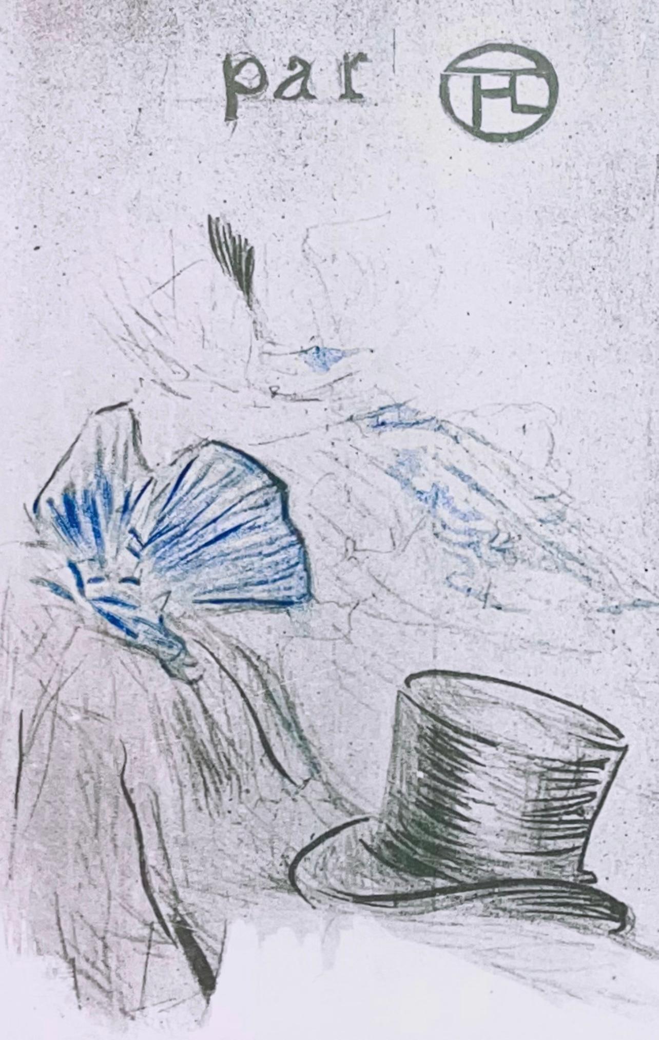 Toulouse-Lautrec, Composition, Images de Lautrec (after) - Post-Impressionist Print by Henri de Toulouse-Lautrec