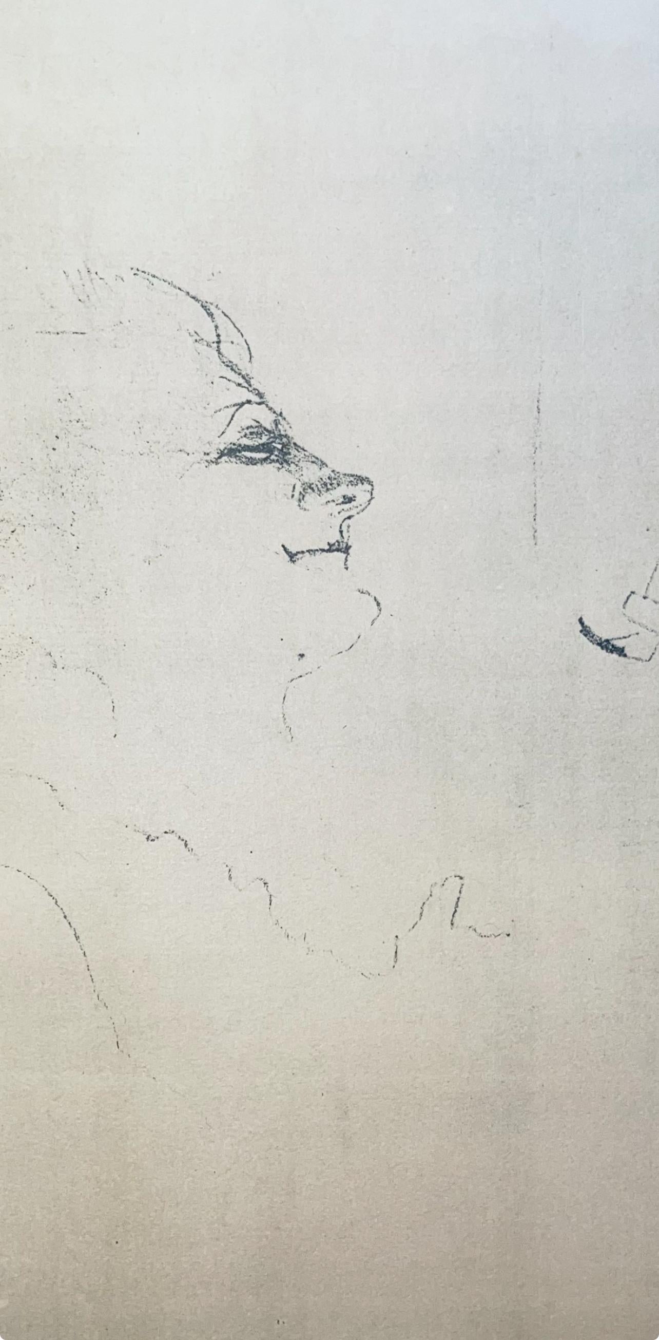 Toulouse-Lautrec, Composition, Images de Lautrec (after) - Post-Impressionist Print by Henri de Toulouse-Lautrec