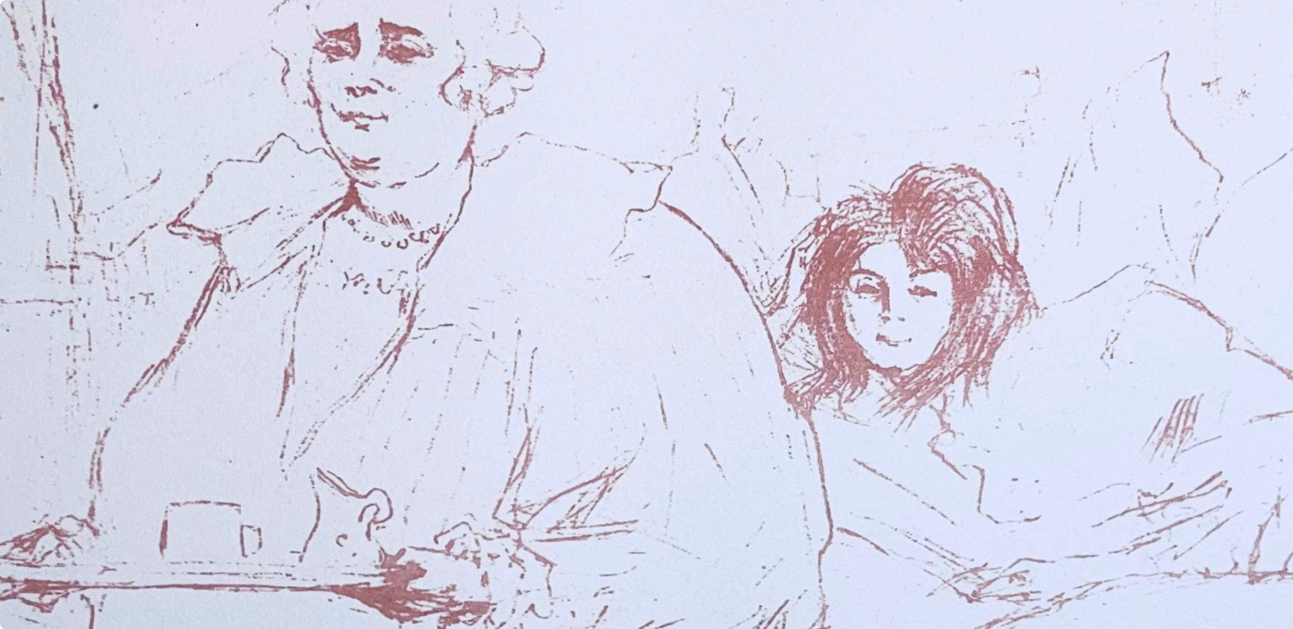 Toulouse-Lautrec, Composition, Images de Lautrec (after) - Post-Impressionist Print by Henri de Toulouse-Lautrec
