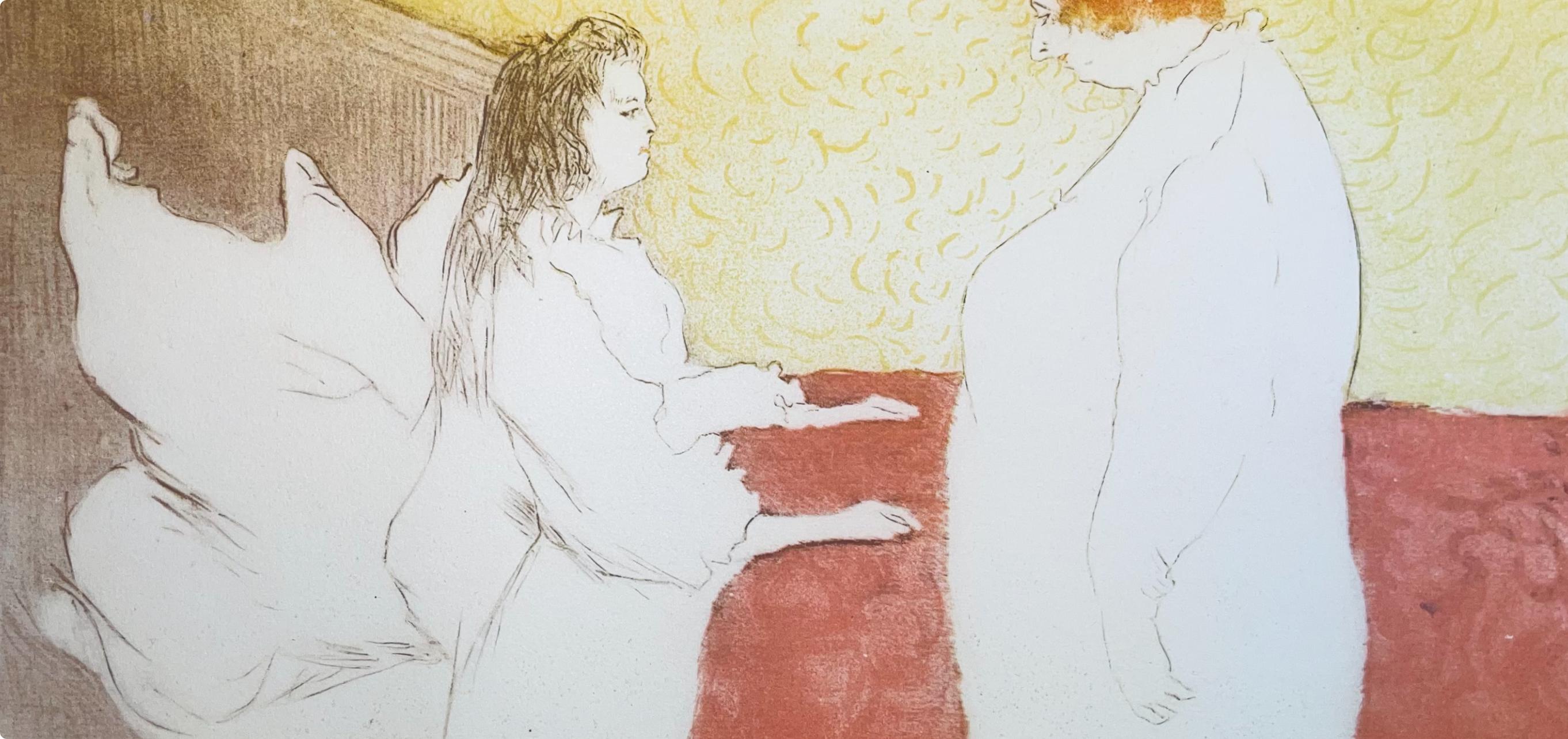Toulouse-Lautrec, Composizione, Images de Lautrec (dopo) - Print Postimpressionismo di Henri de Toulouse-Lautrec