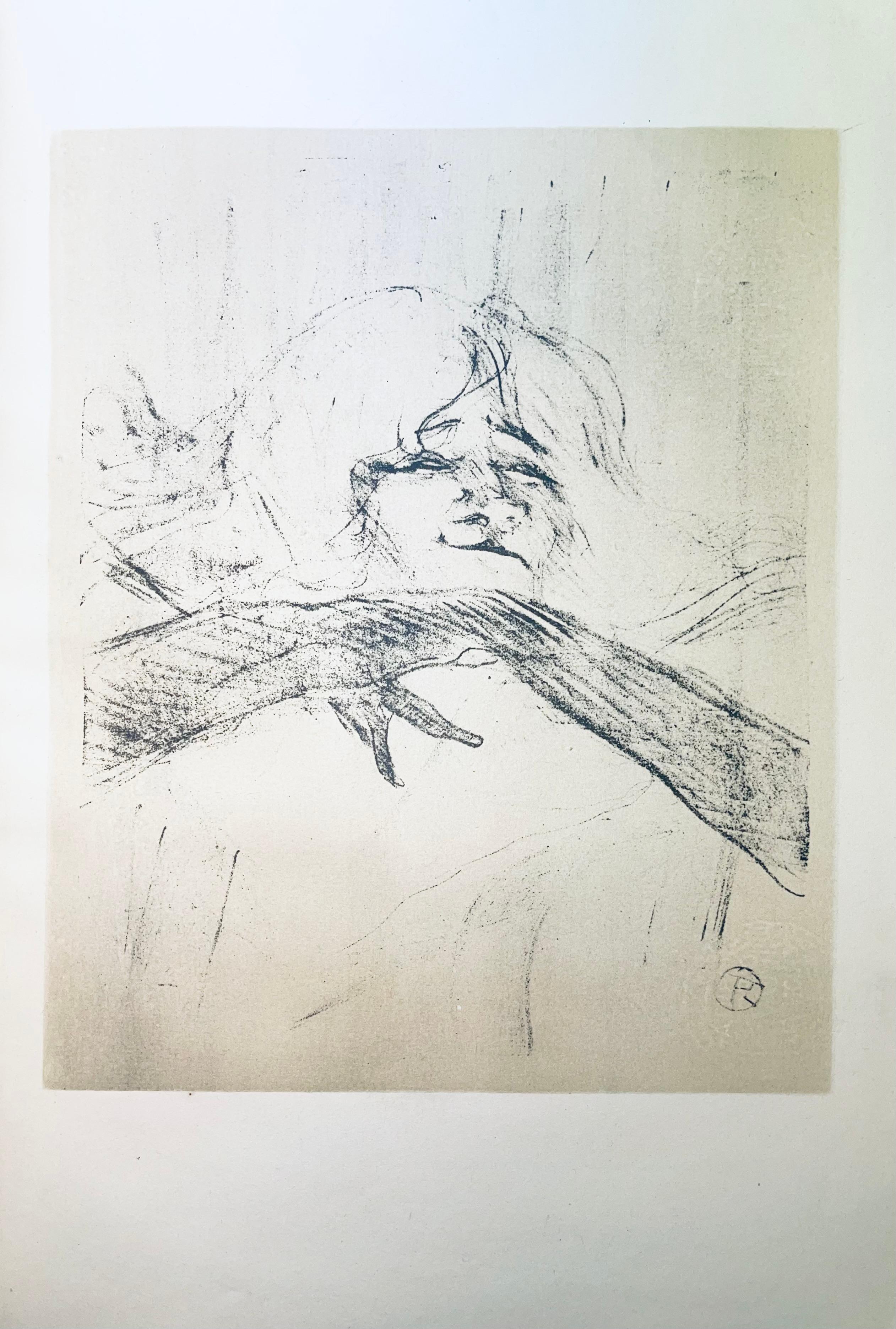 Toulouse-Lautrec, Composition, Images de Lautrec (after) - Gray Figurative Print by Henri de Toulouse-Lautrec