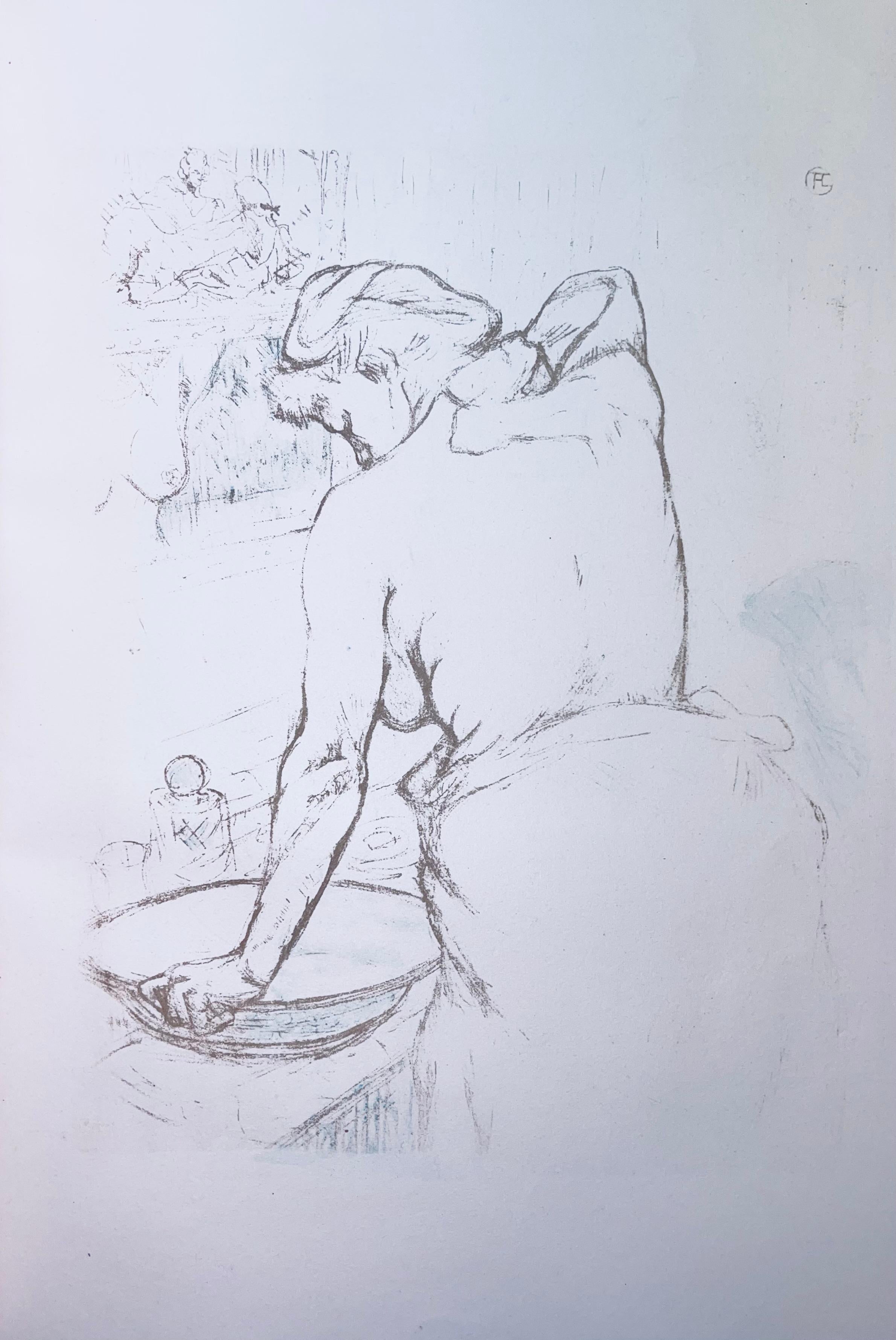 Medium: Lithograph and stencil on vélin Polifilo paper
Year: 1947
Paper Size: 13.78 x 10.24 inches
Inscription: Signed in the plate and unnumbered, as issued
Notes: From the folio, Images de Lautrec, 21 Planches en Couleurs, Collezione