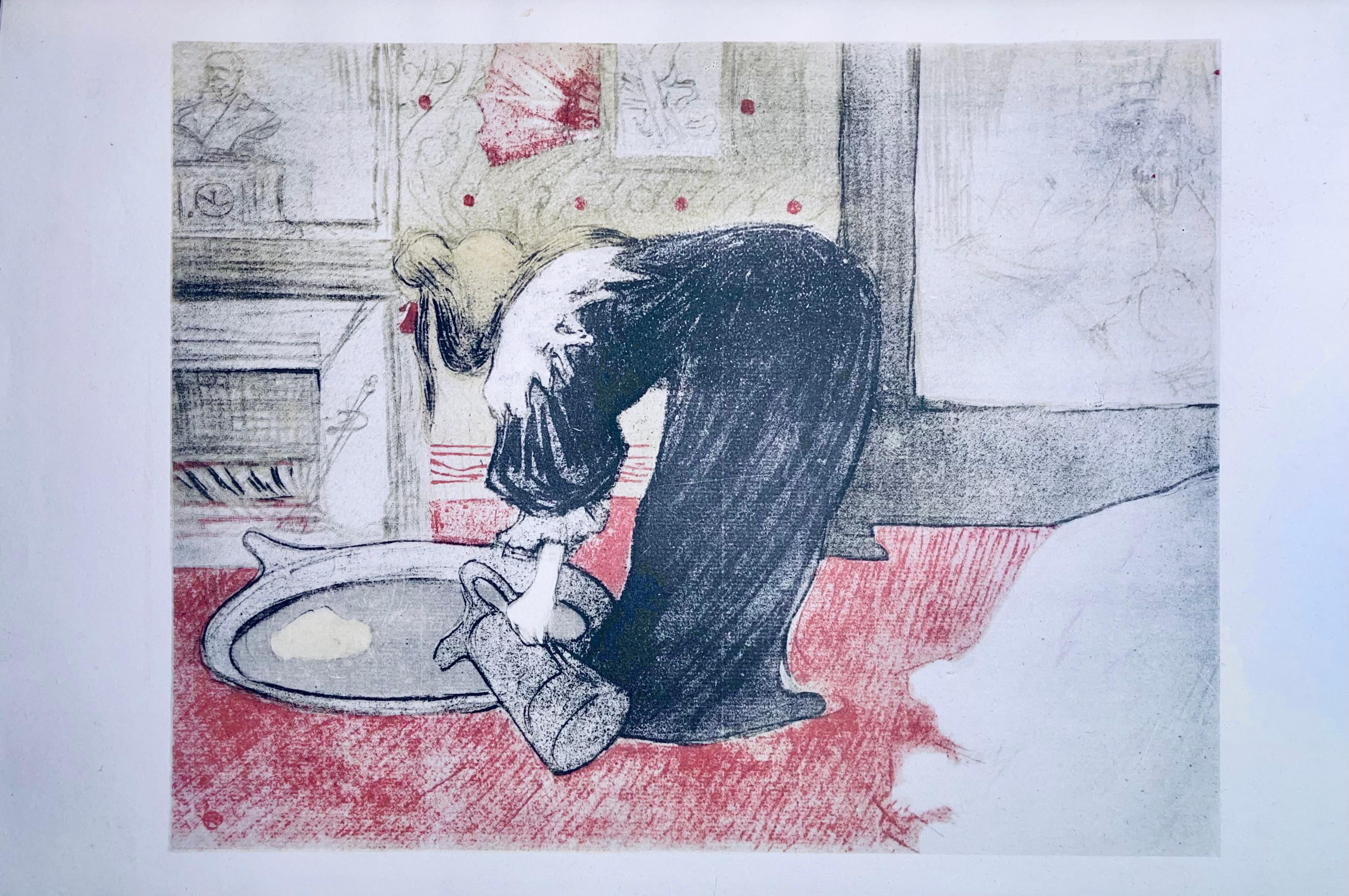 Medium: Lithograph and stencil on vélin Polifilo paper
Year: 1947
Paper Size: 10.24 x 13.78 inches
Inscription: Signed in the plate and unnumbered, as issued
Notes: From the folio, Images de Lautrec, 21 Planches en Couleurs, Collezione