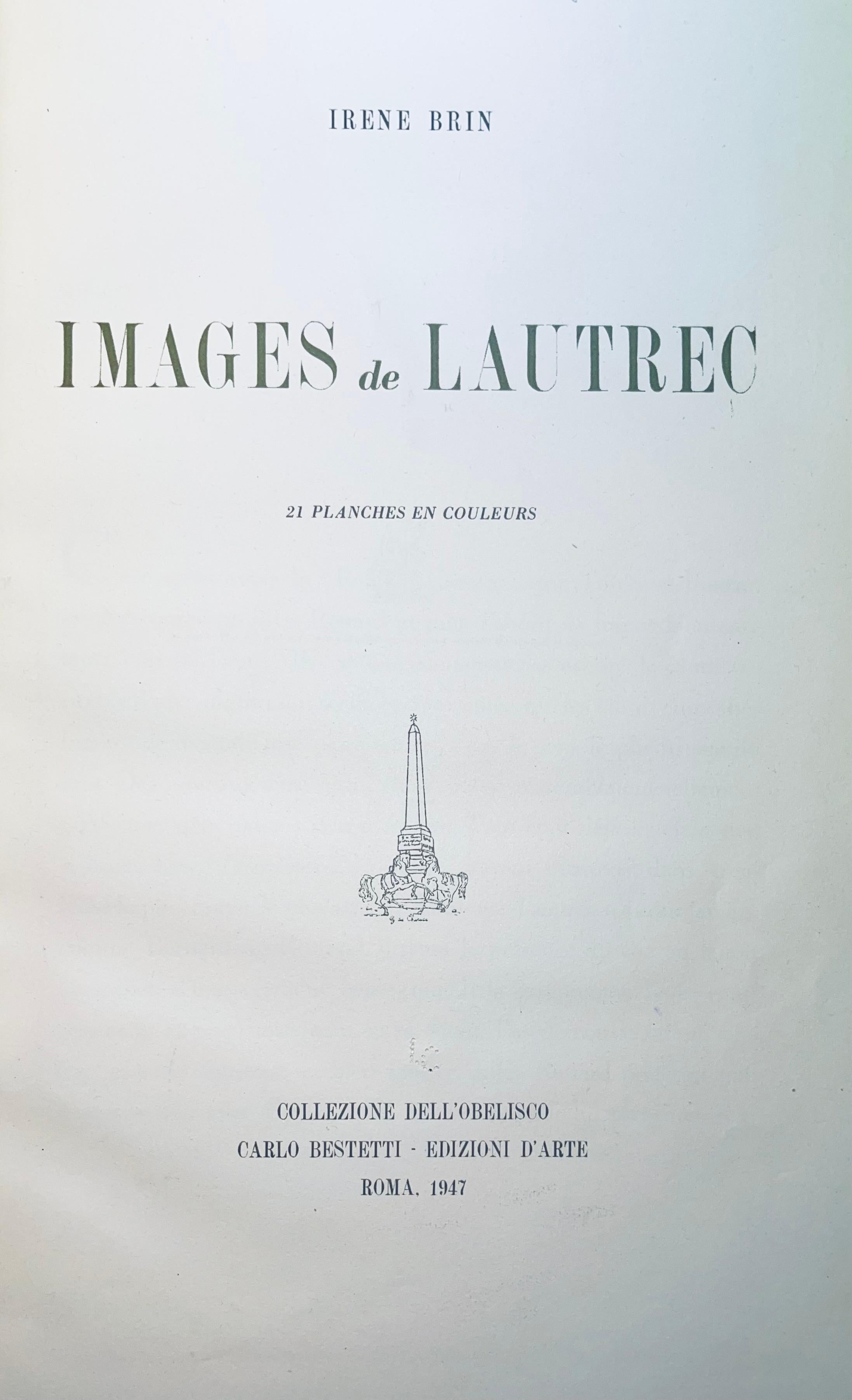 Toulouse-Lautrec, Composición, Images de Lautrec (después) en venta 1